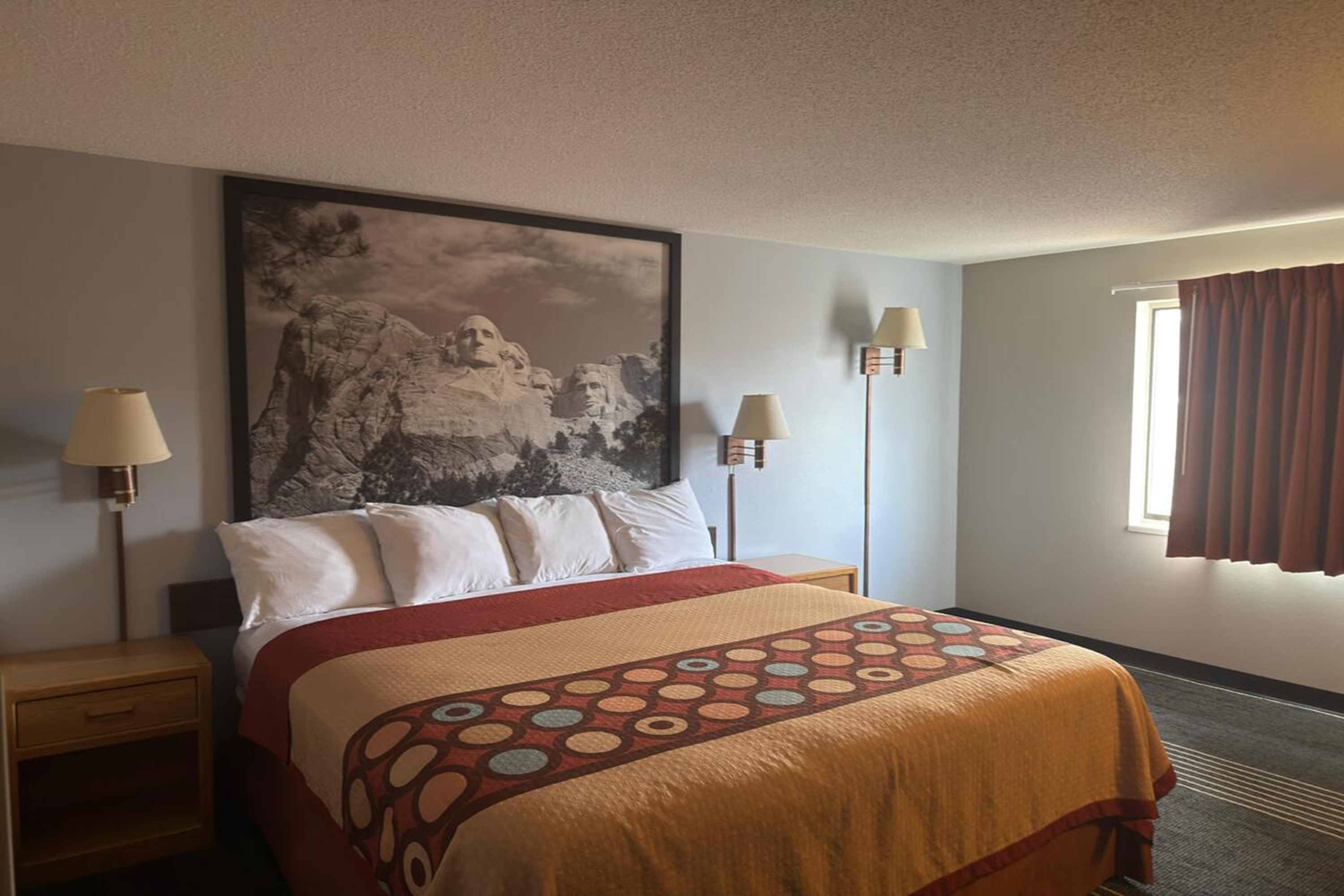 Guest room at the Super 8 by Wyndham Belle Fourche SD in Belle Fourche, South Dakota
