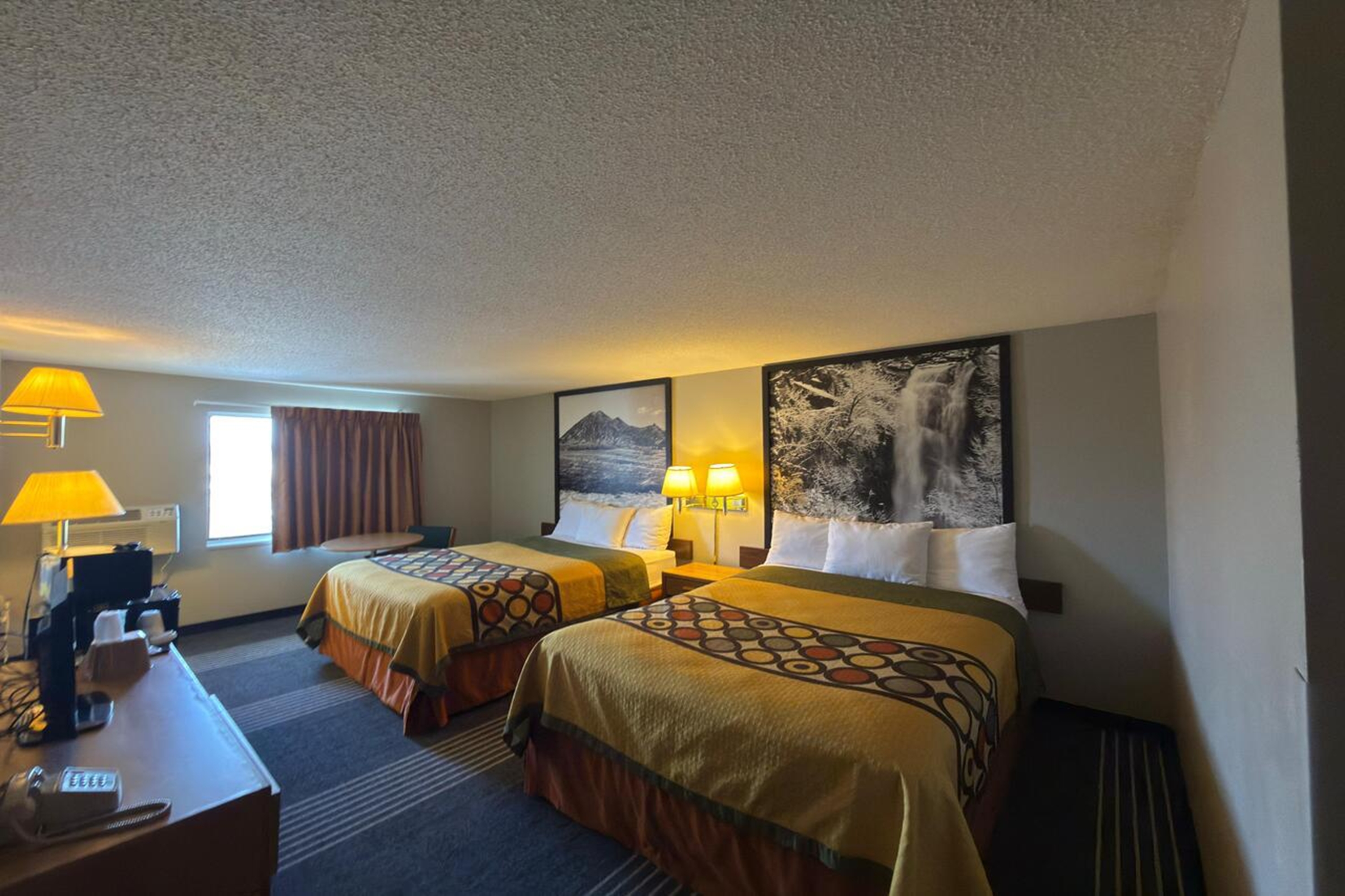 Guest room at the Super 8 by Wyndham Belle Fourche SD in Belle Fourche, South Dakota