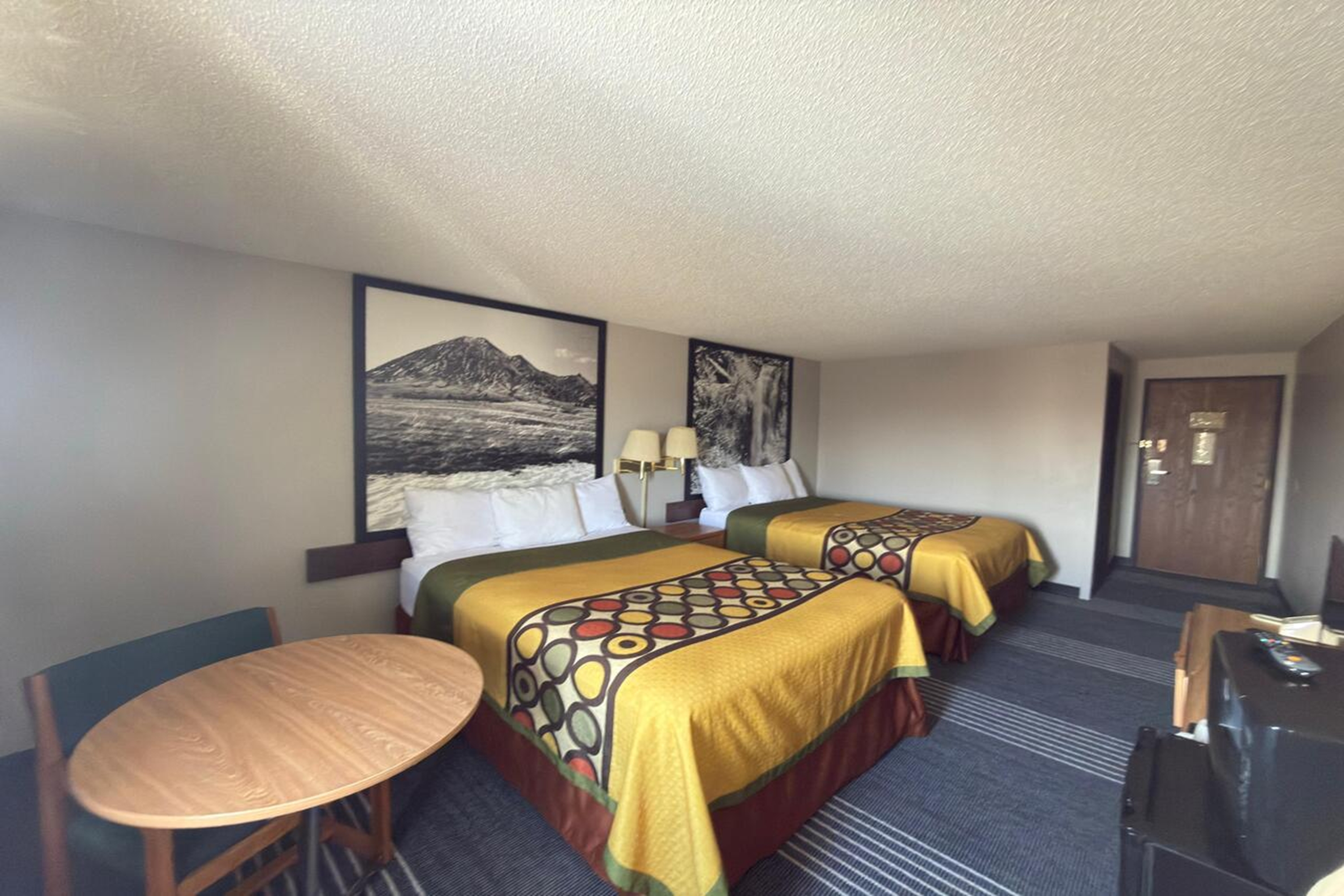 Guest room at the Super 8 by Wyndham Belle Fourche SD in Belle Fourche, South Dakota