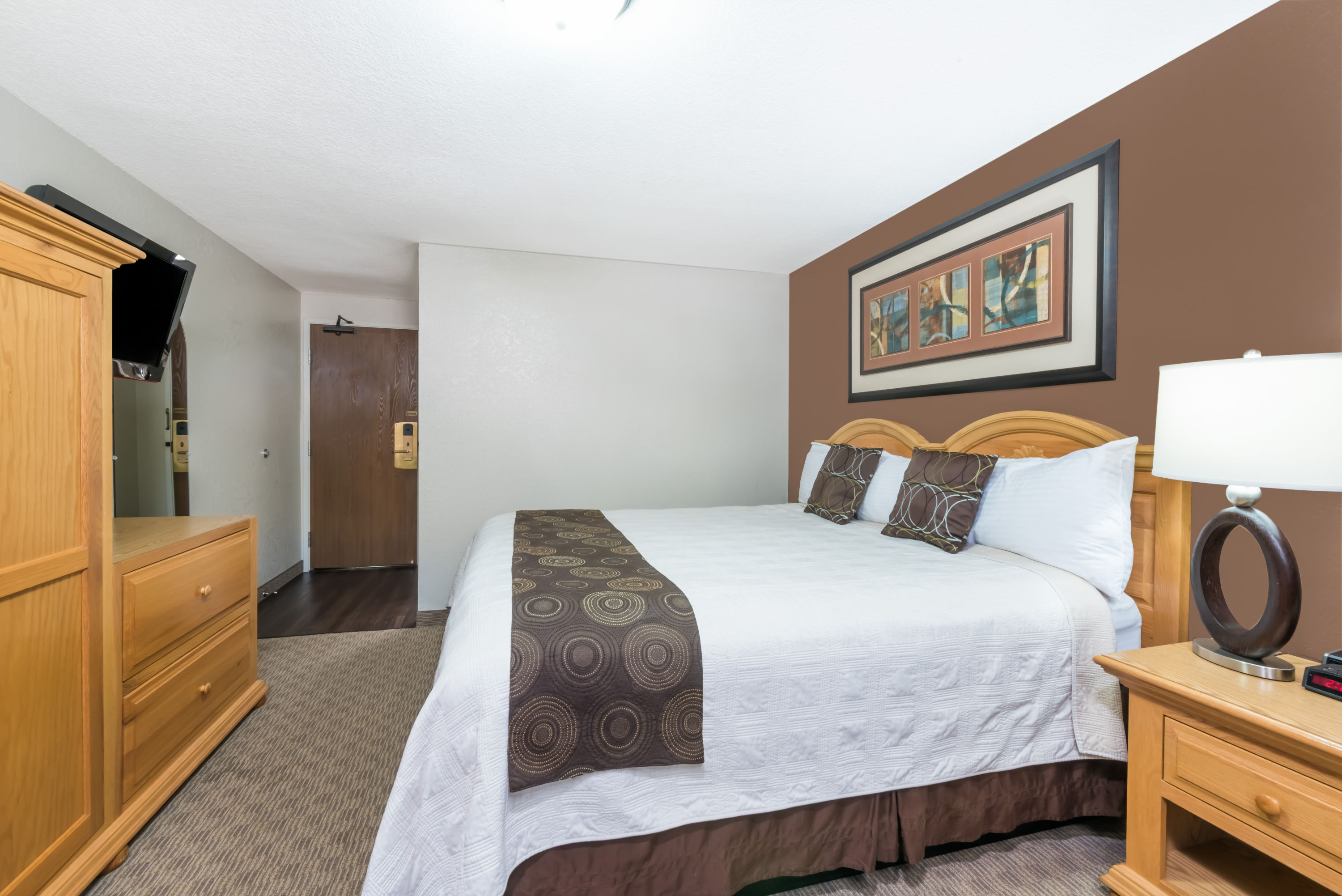 Guest room at the Super 8 by Wyndham Deadwood/Black Hills Area in Deadwood, South Dakota