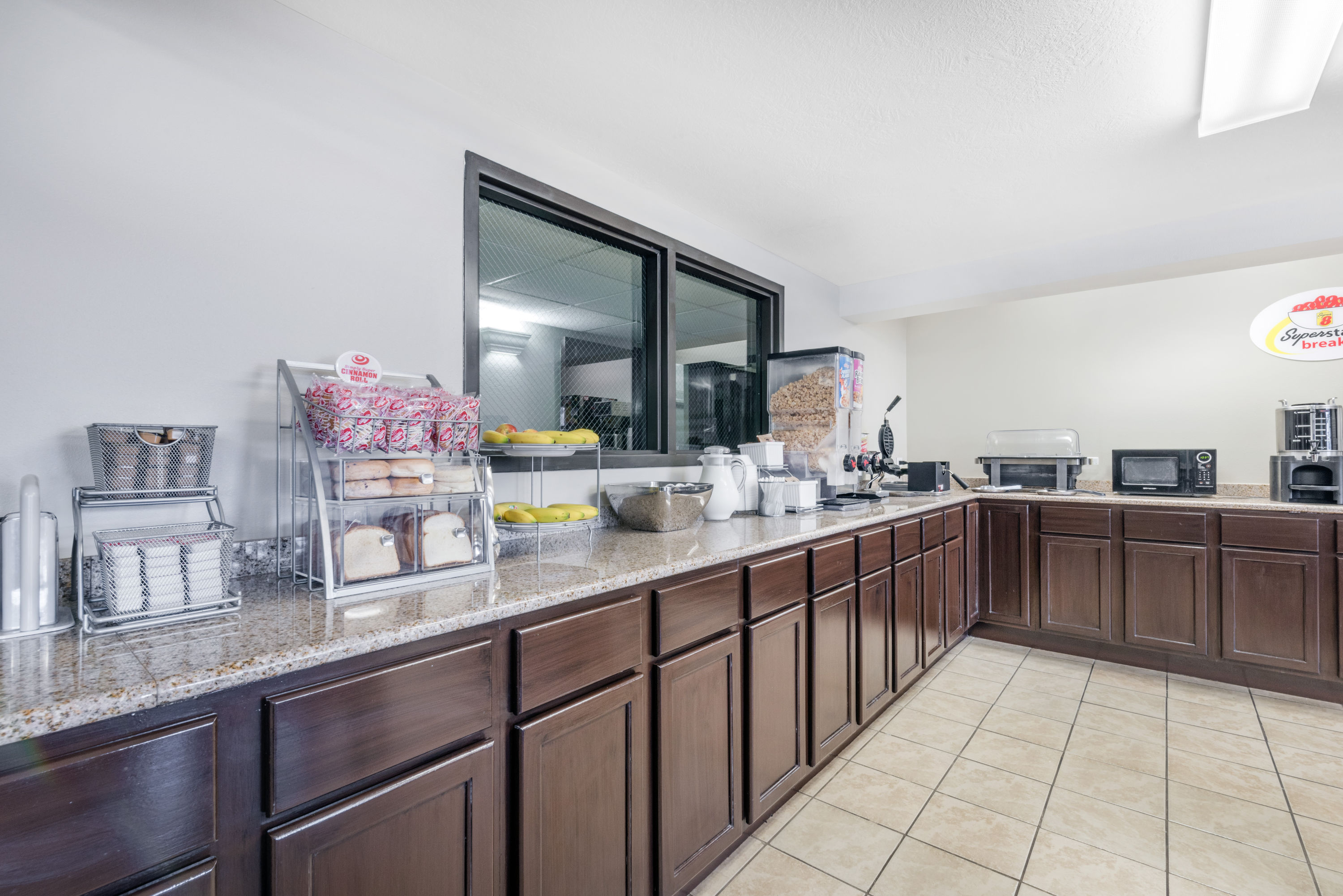 Free breakfast at Super 8 by Wyndham Pierre SD in Pierre, South Dakota