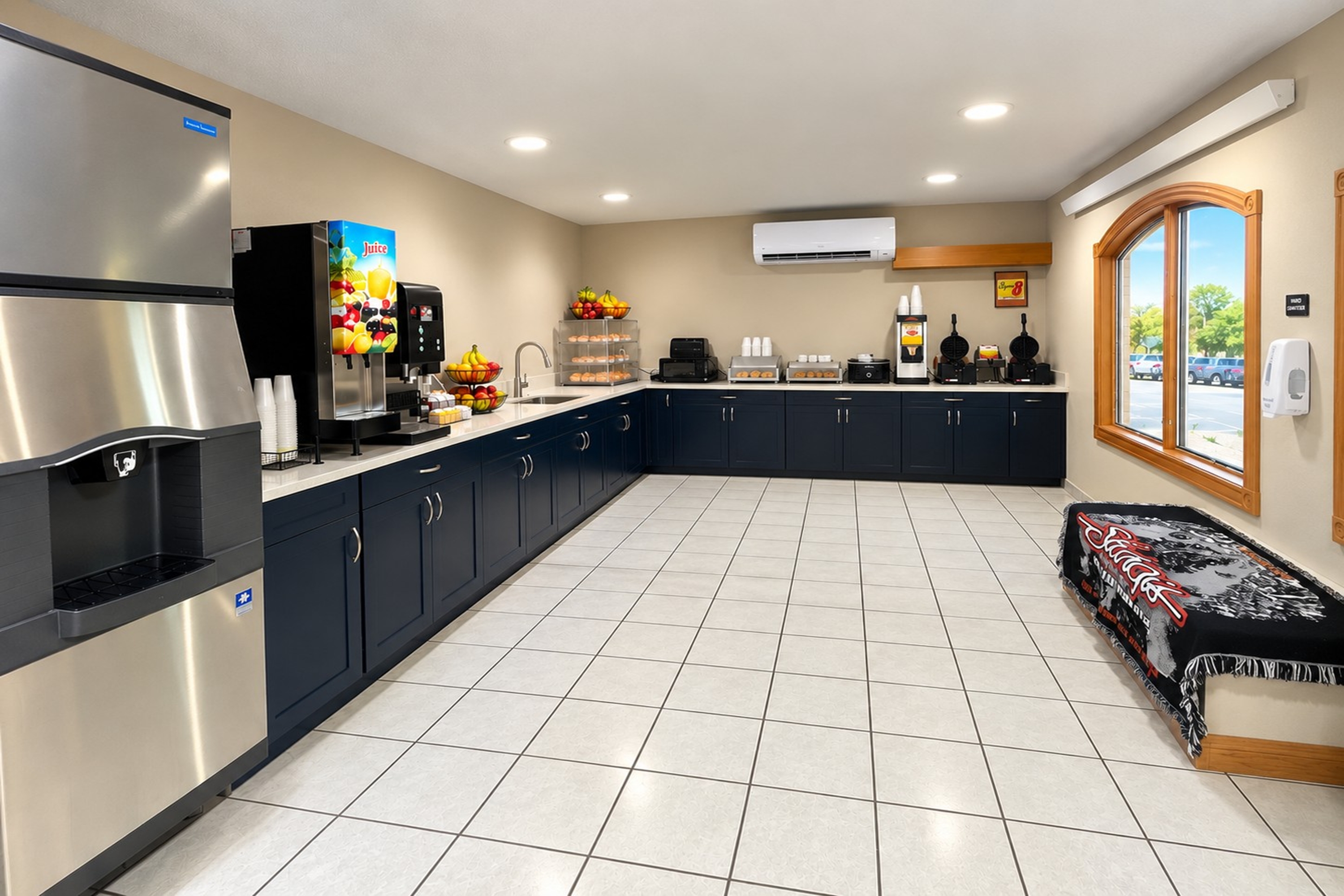 Free breakfast at Super 8 by Wyndham Sturgis in Sturgis, South Dakota
