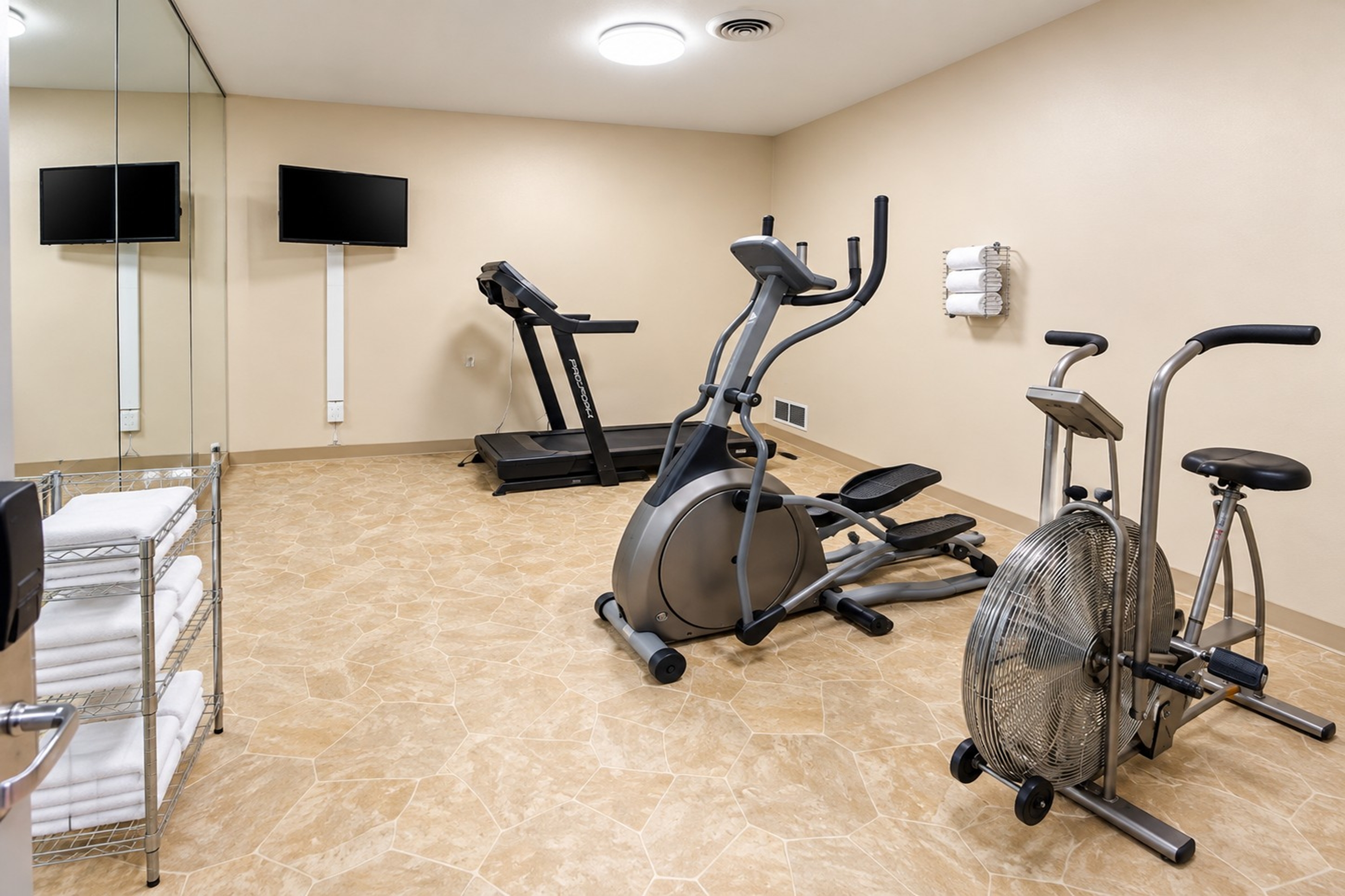 Fitness room at Super 8 by Wyndham Sturgis in Sturgis, South Dakota