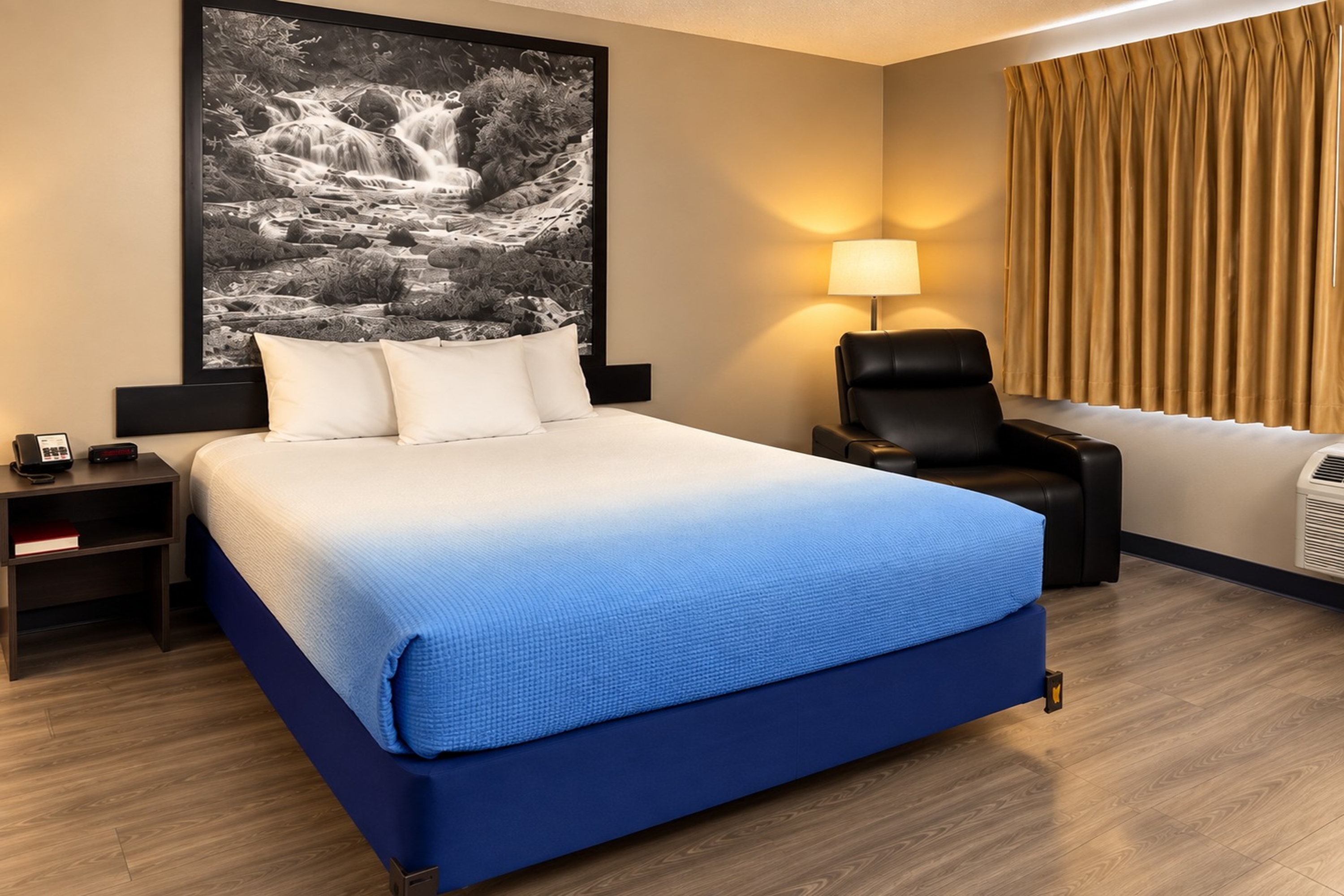 Guest room at the Super 8 by Wyndham Sturgis in Sturgis, South Dakota
