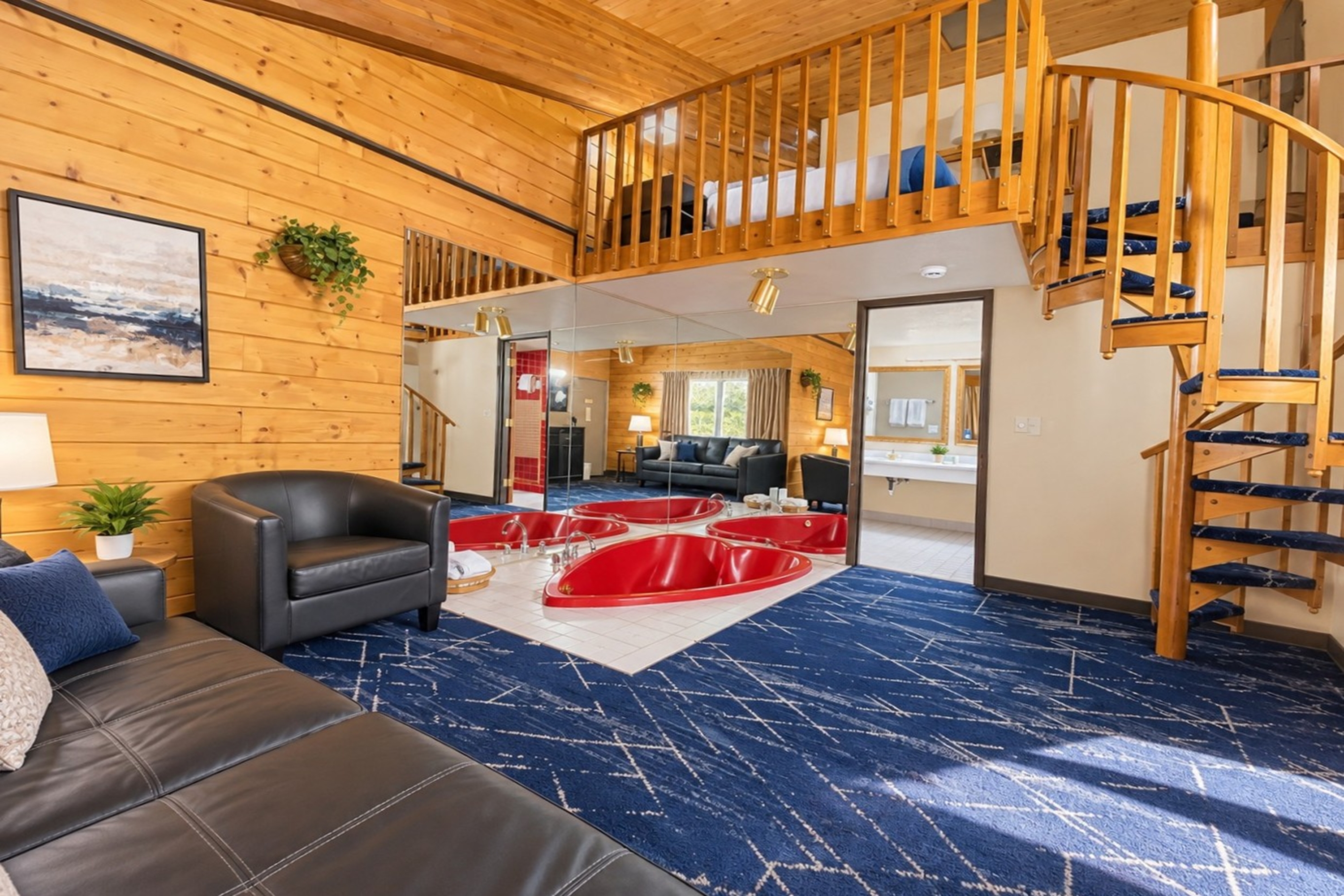 Guest room at the Super 8 by Wyndham Sturgis in Sturgis, South Dakota