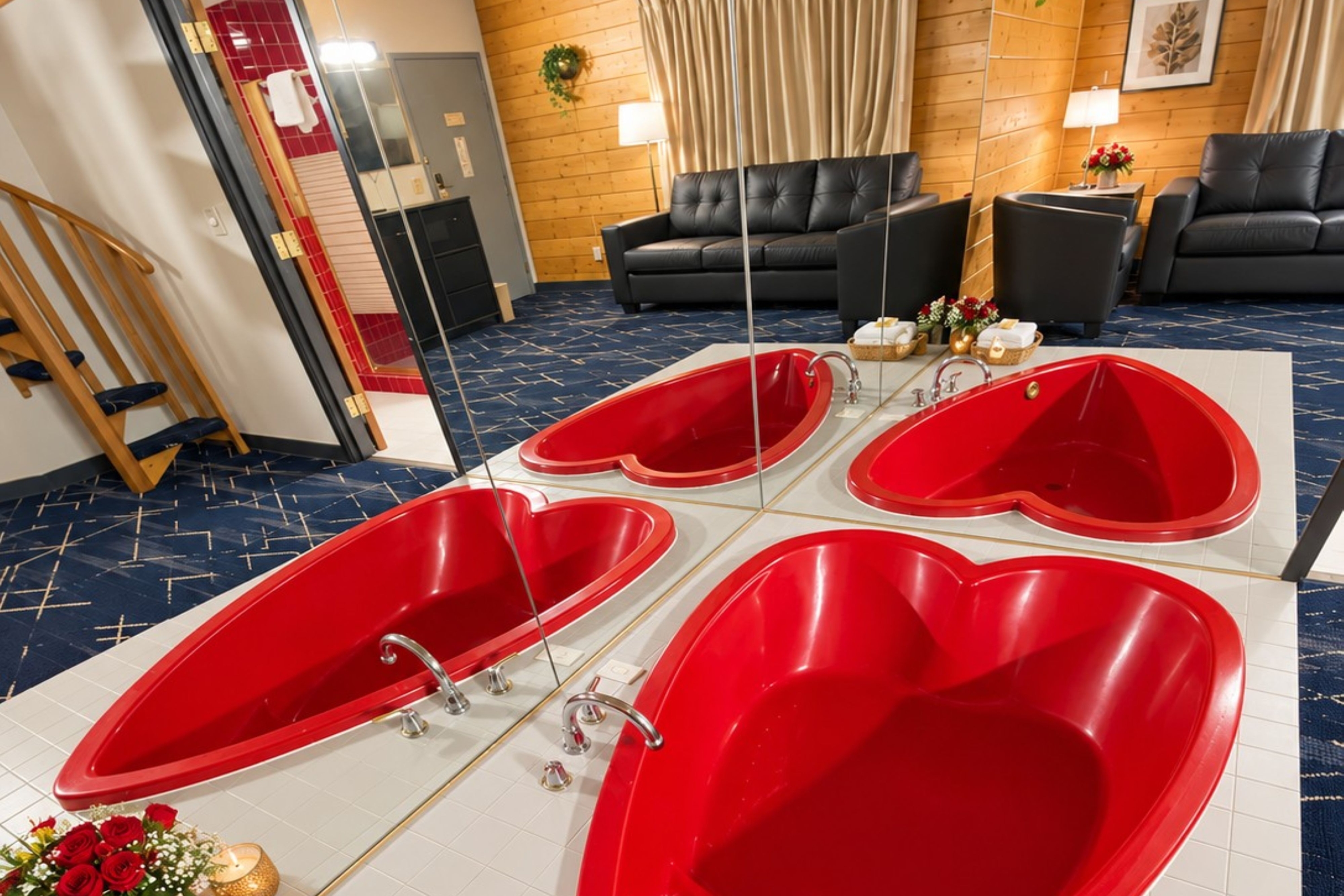 Guest room at the Super 8 by Wyndham Sturgis in Sturgis, South Dakota