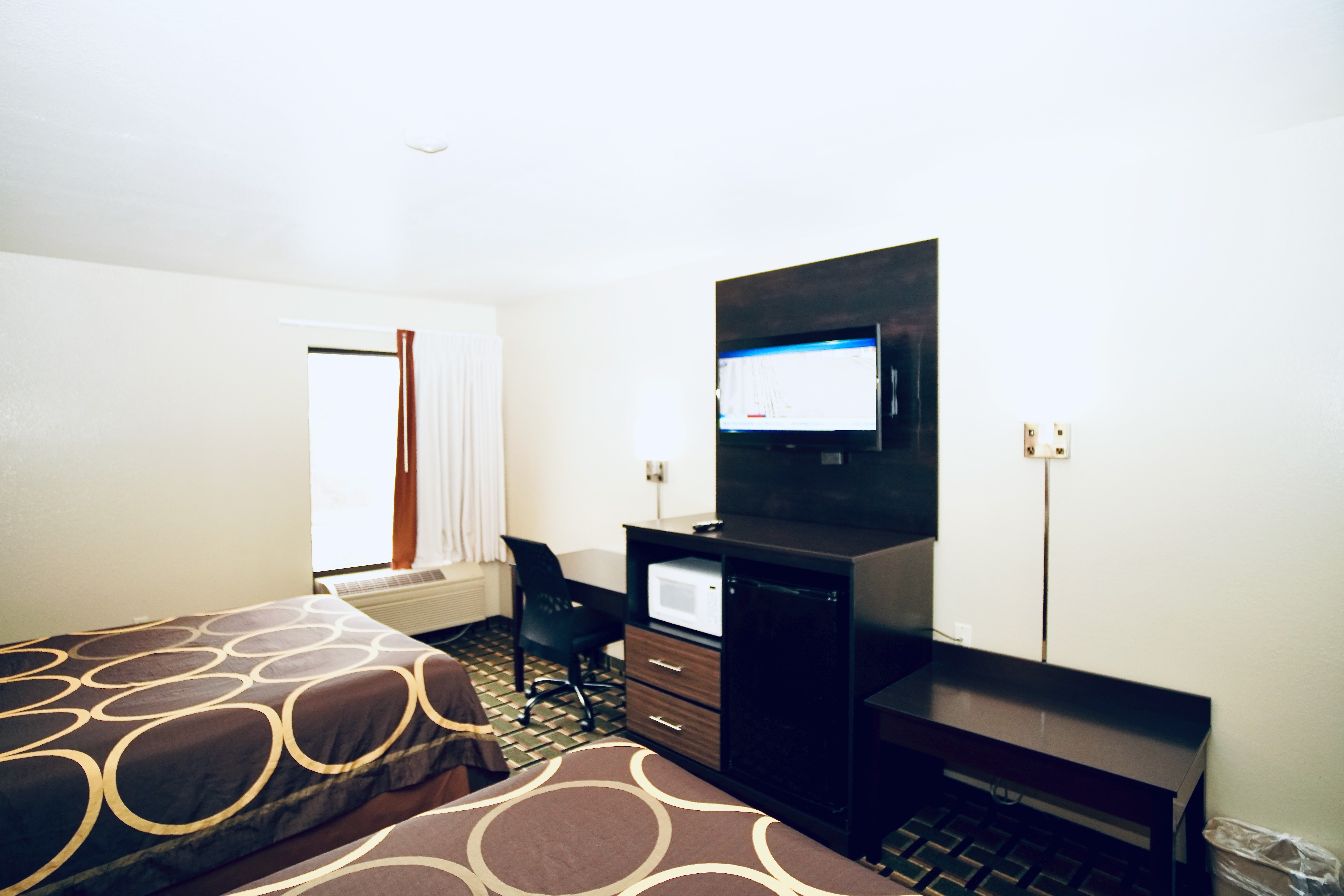 Guest room at the Super 8 by Wyndham Crossville TN in Crossville, Tennessee