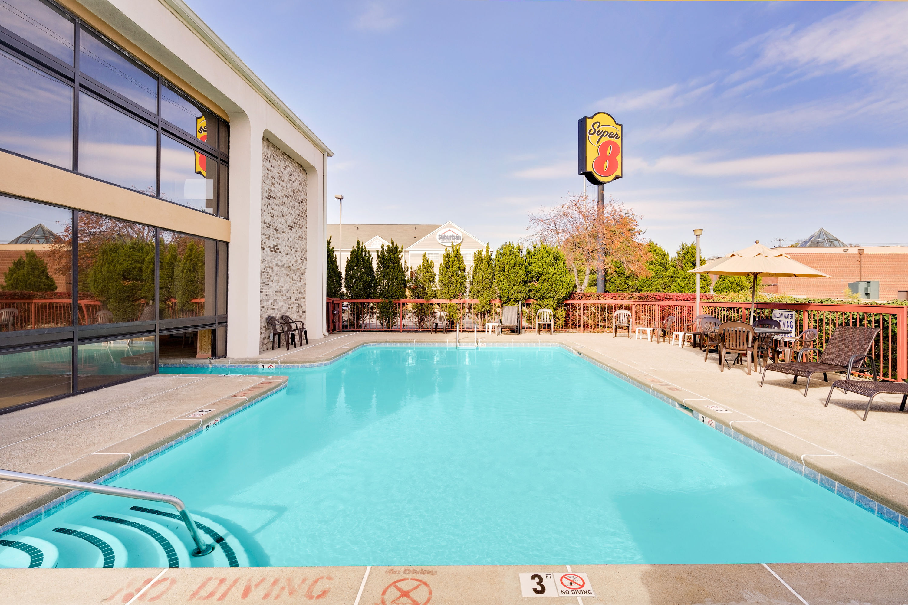 Pool at the Super 8 by Wyndham Hermitage Nashville in Hermitage, Tennessee