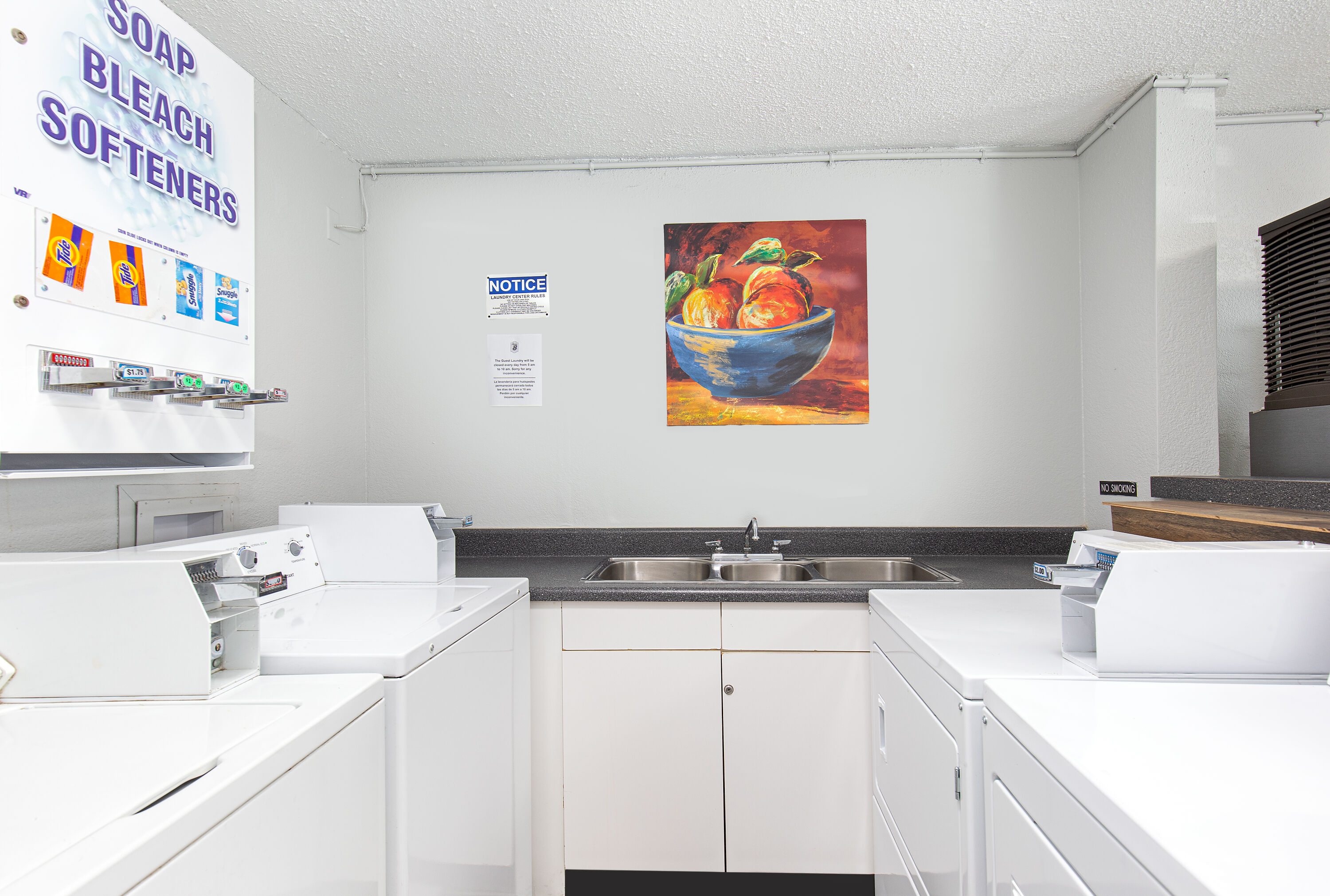 Laundry facilities at Super 8 by Wyndham Johnson City in Johnson City, Tennessee