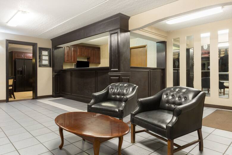 Super 8 Kingsport /I-81 hotel lobby in Kingsport, Tennessee
