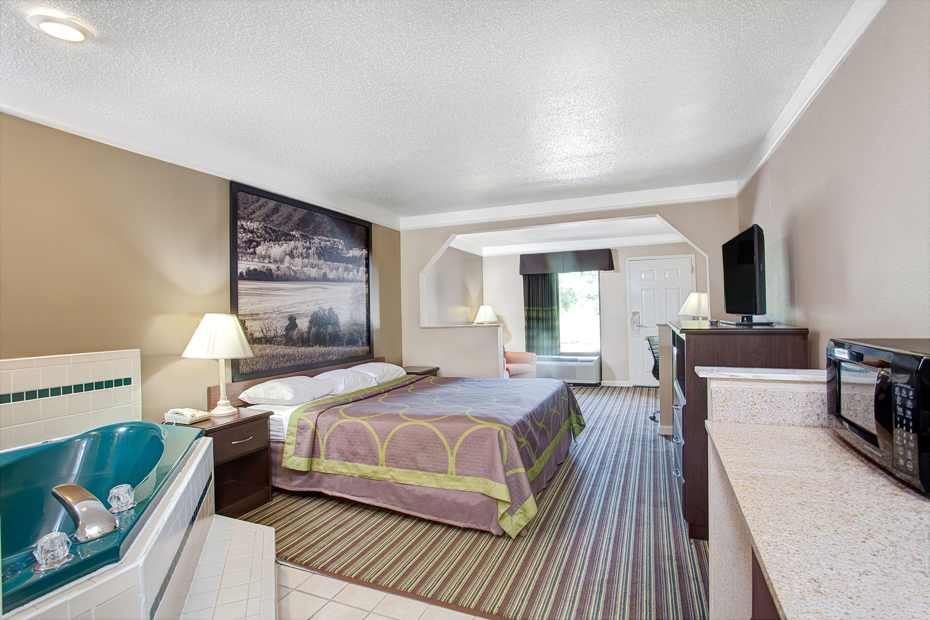 Super 8 by Wyndham Knoxville East suite in Knoxville, Tennessee