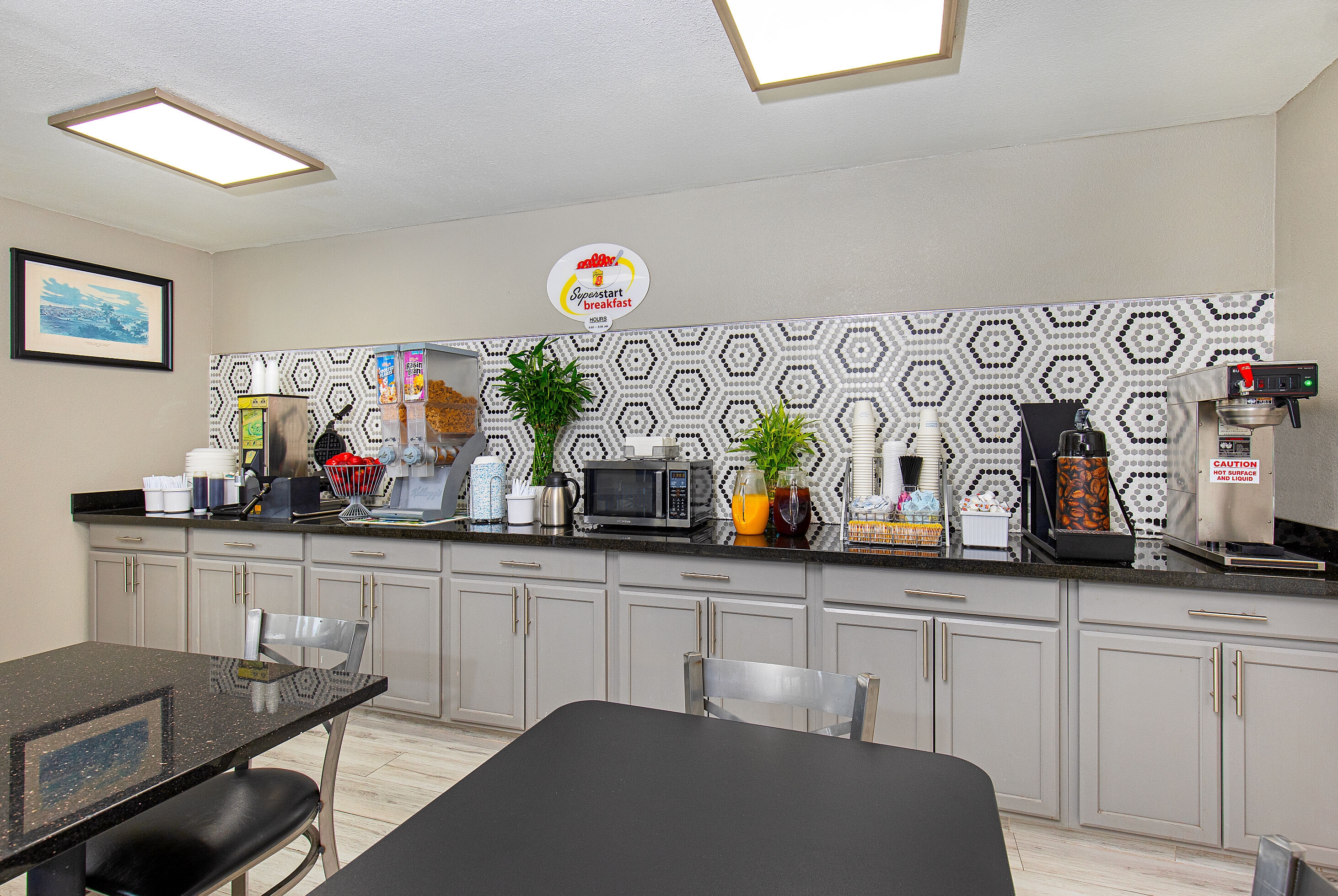 Free breakfast at Super 8 by Wyndham Nashville West in Nashville, Tennessee