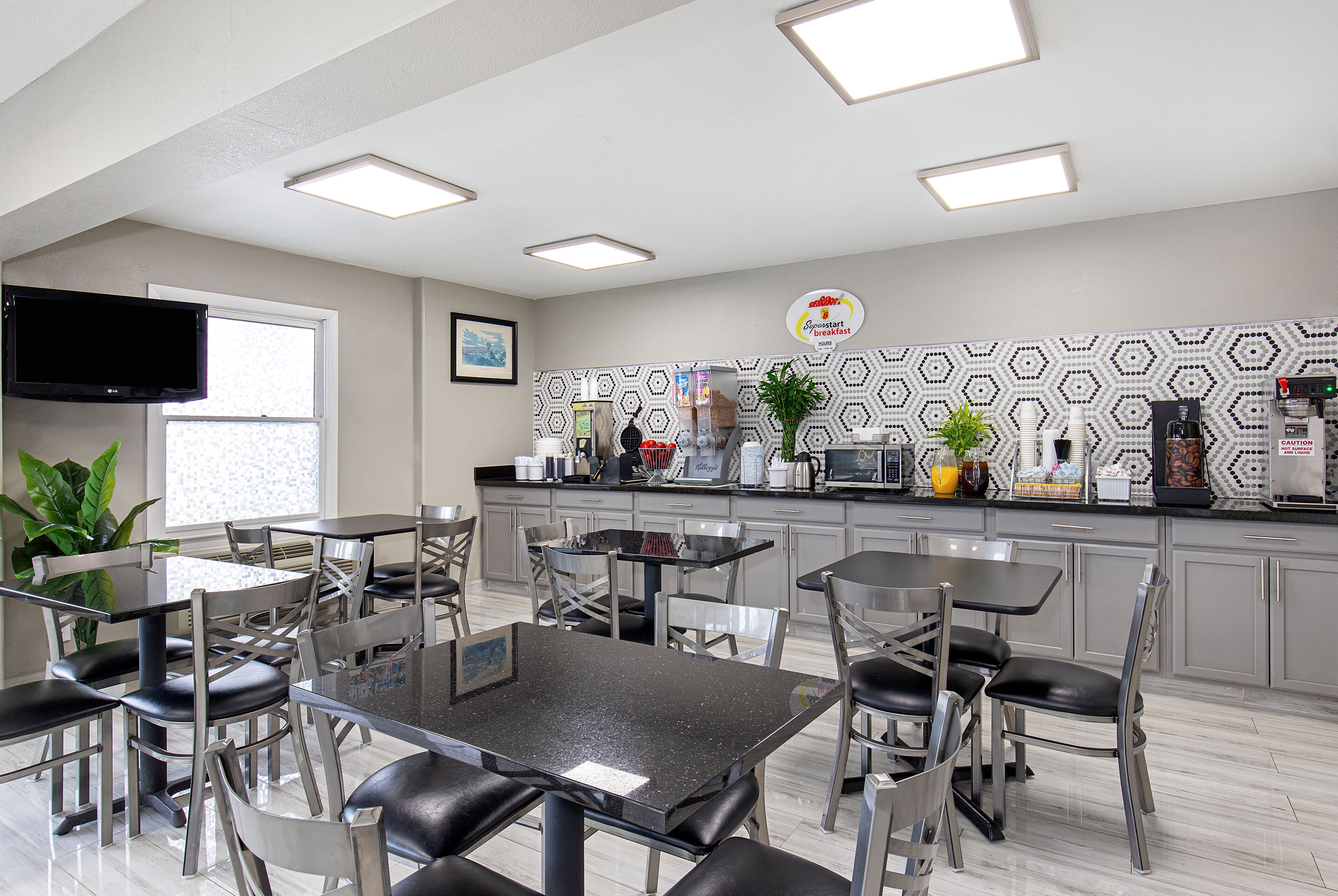 Free breakfast at Super 8 by Wyndham Nashville West in Nashville, Tennessee