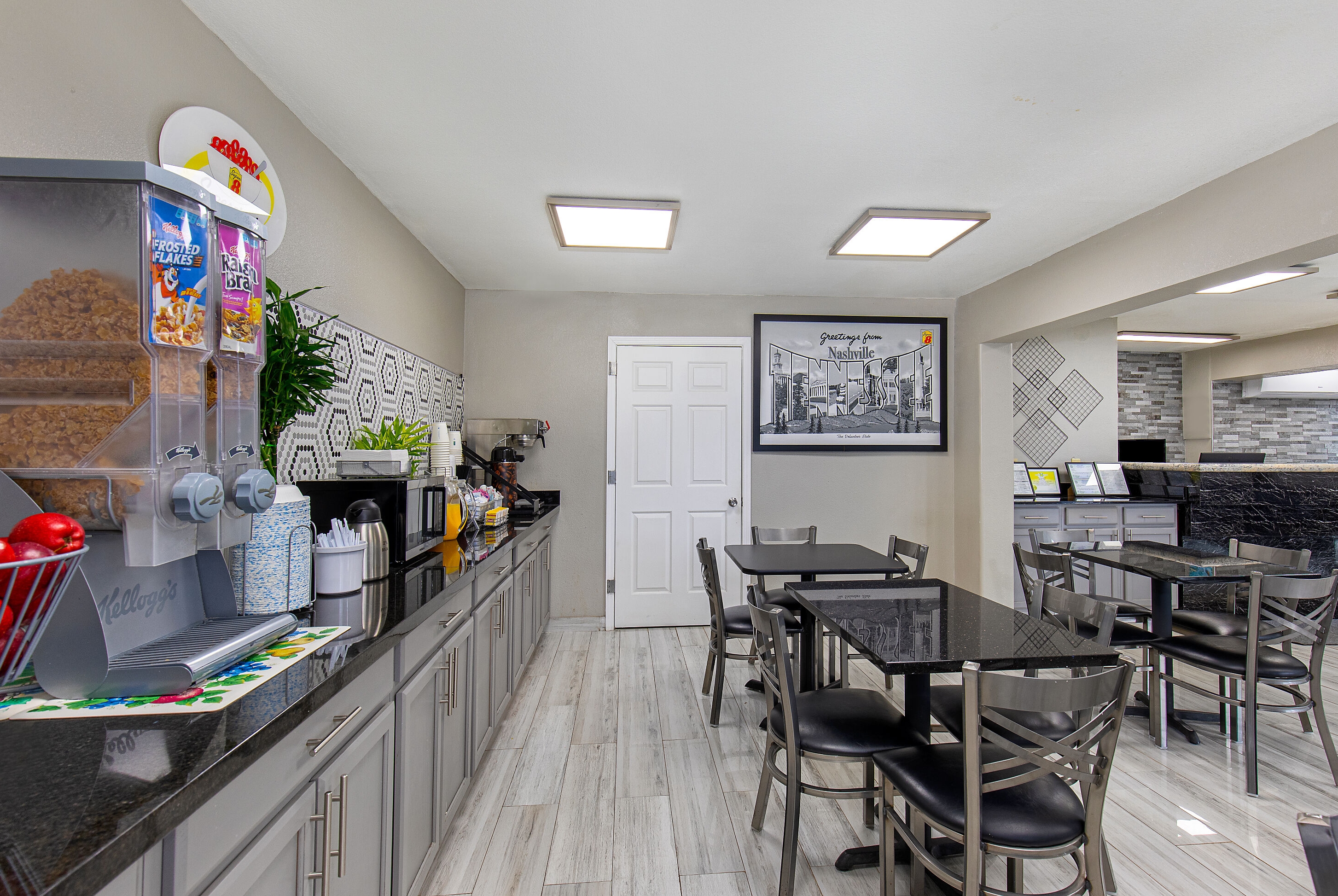 Free breakfast at Super 8 by Wyndham Nashville West in Nashville, Tennessee