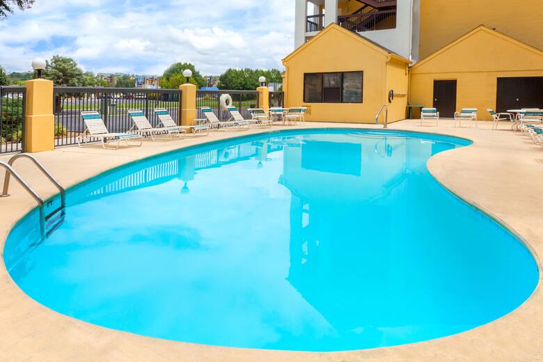Pool at the Super 8 Pigeon Forge-Emert St in Pigeon Forge, Tennessee
