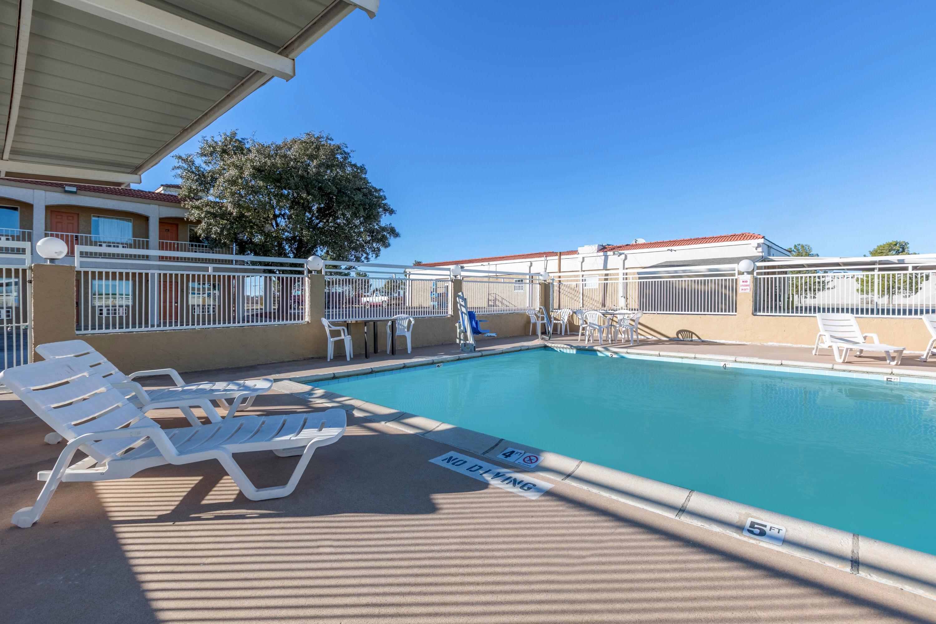 Pool at the Super 8 by Wyndham Abilene North in Abilene, Texas