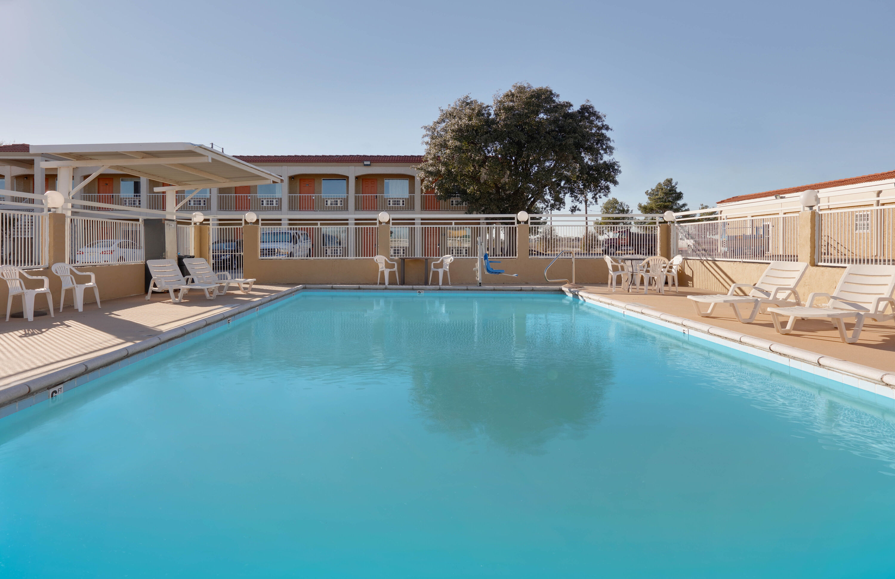 Pool at the Super 8 by Wyndham Abilene North in Abilene, Texas