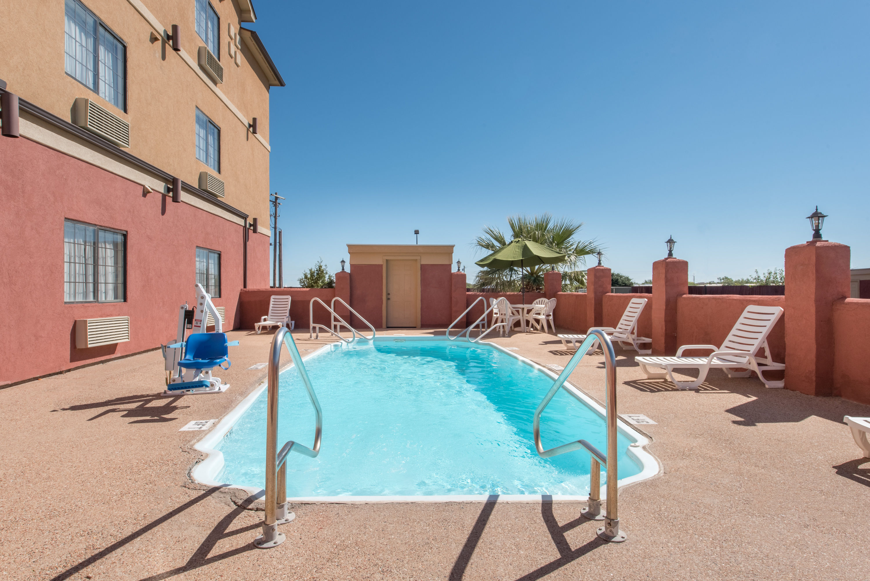 Pool at the Super 8 by Wyndham Abilene South in Abilene, Texas
