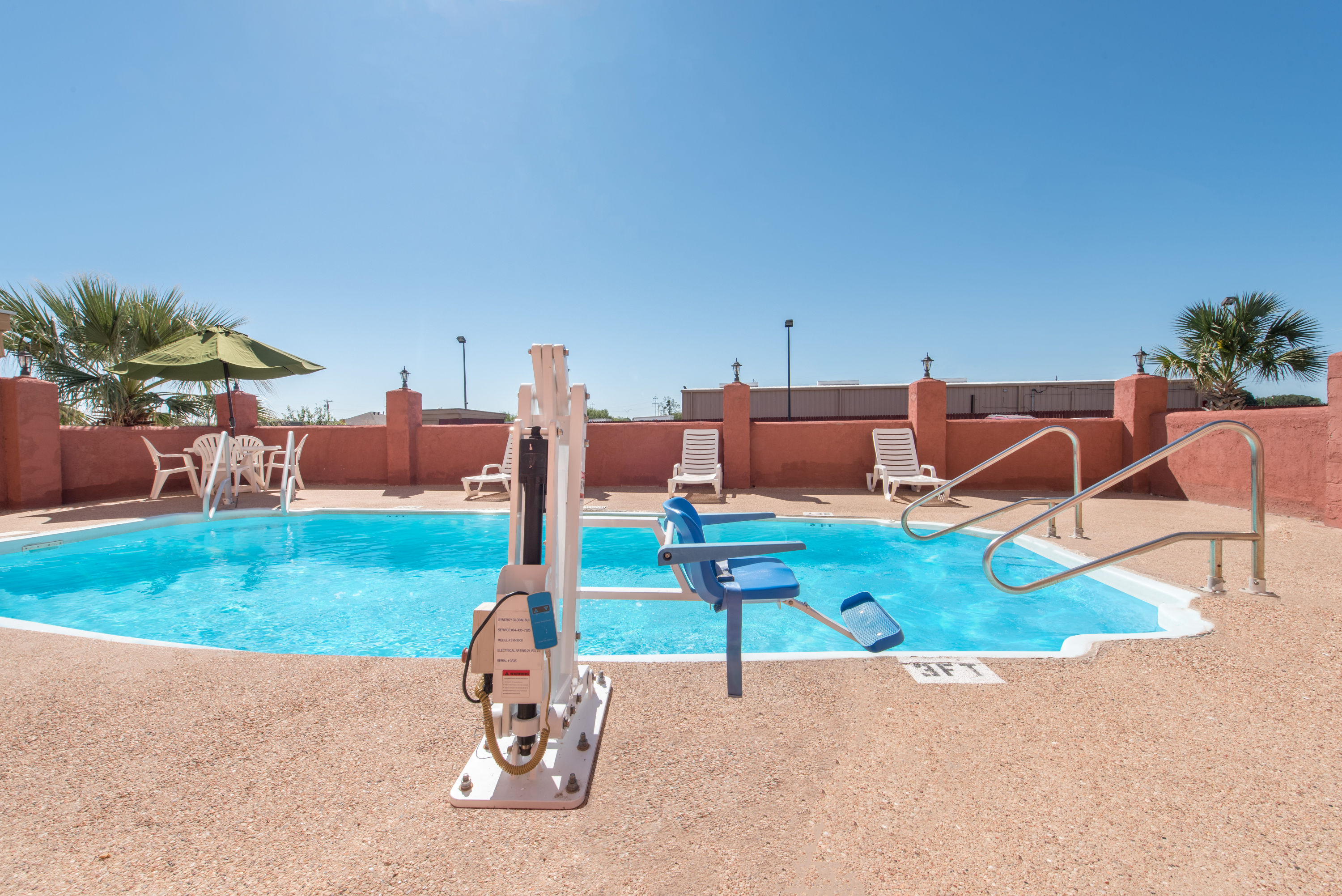 Pool at the Super 8 by Wyndham Abilene South in Abilene, Texas