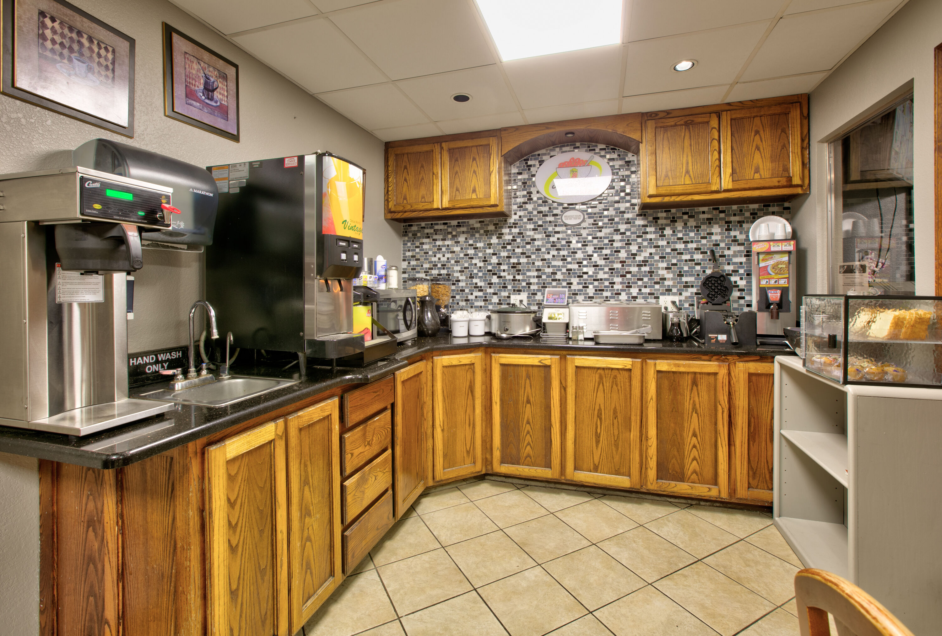 Free breakfast at Super 8 by Wyndham Amarillo East in Amarillo, Texas