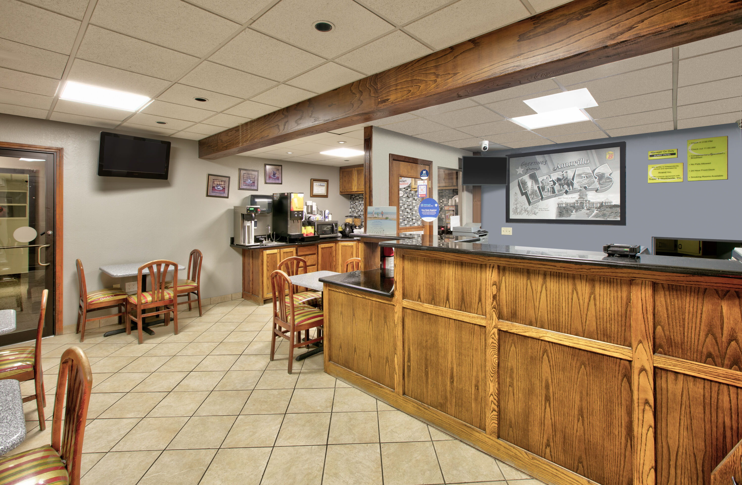 Super 8 by Wyndham Amarillo East reception in Amarillo, Texas