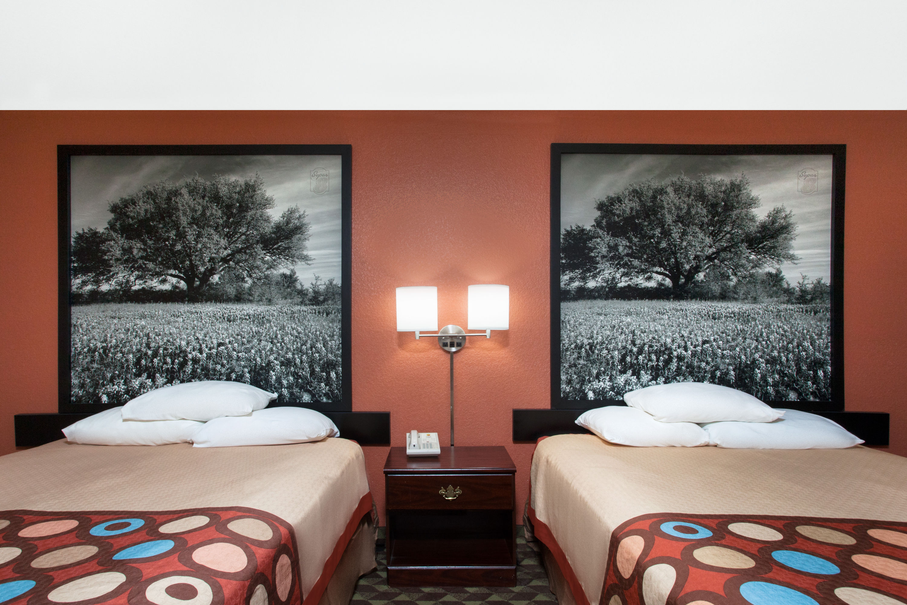 Guest room at the Super 8 by Wyndham Bastrop TX in Bastrop, Texas