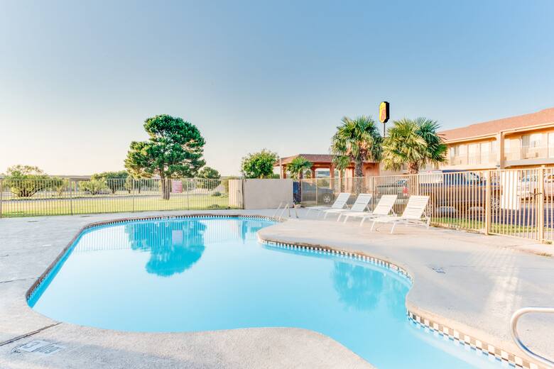 Pool at the Super 8 Big Spring TX in Big Spring, Texas