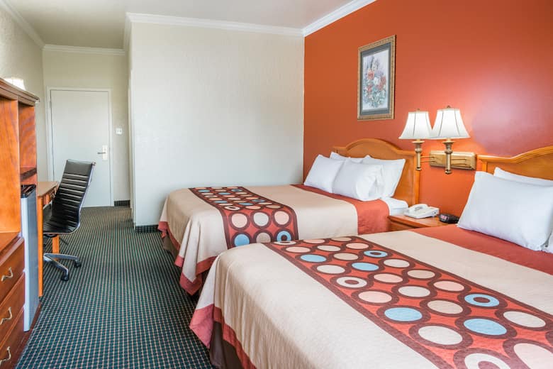 Guest room at the Super 8 Brookshire TX in Brookshire, Texas