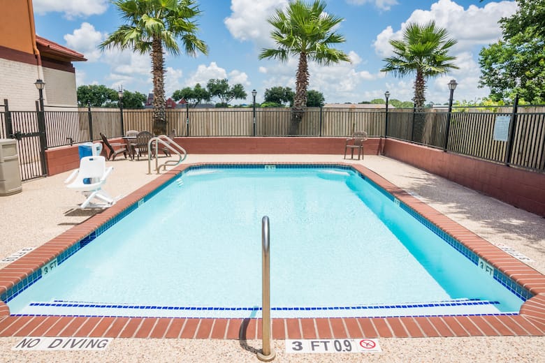 Pool at the Super 8 Brookshire TX in Brookshire, Texas