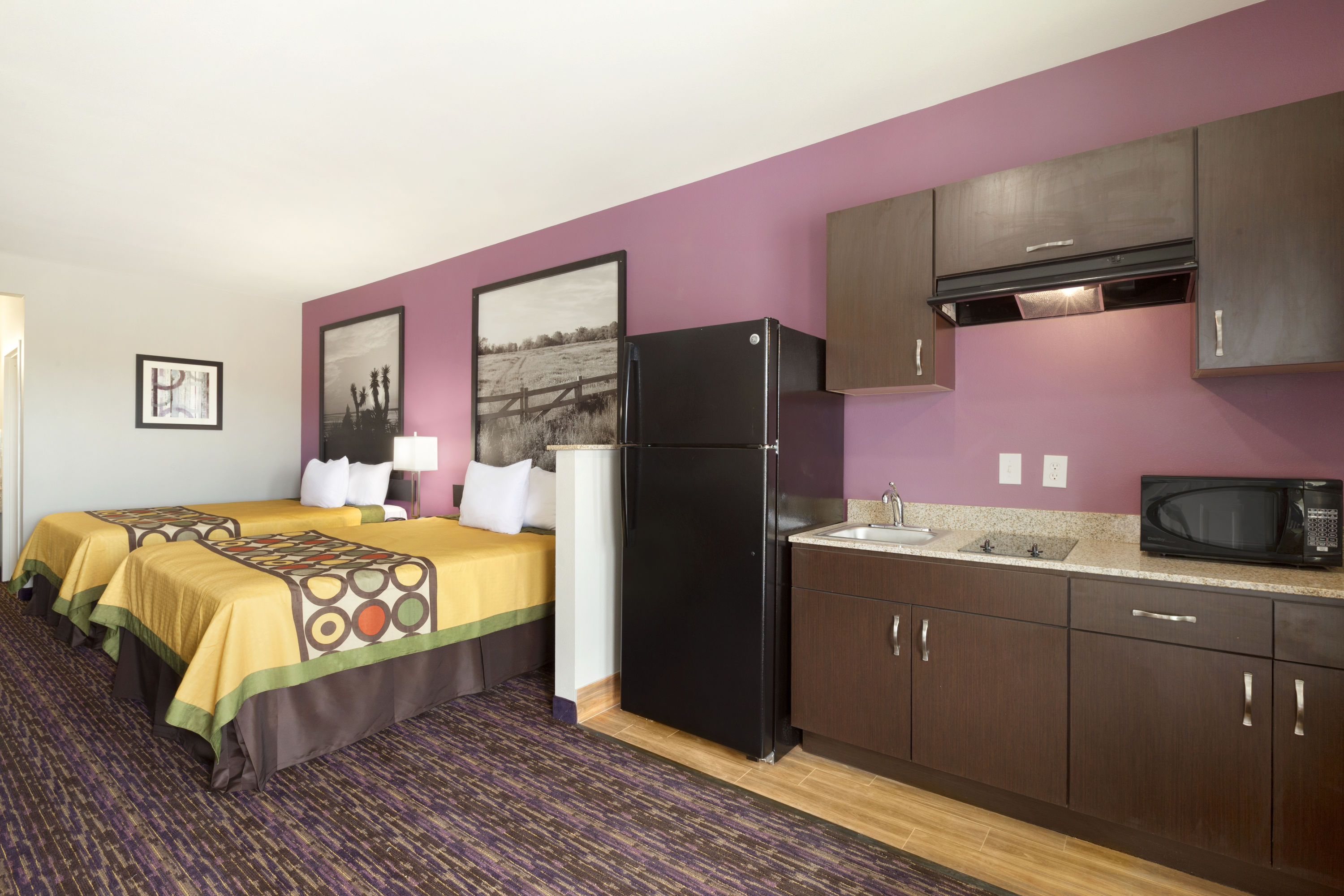 Guest room at the Super 8 by Wyndham Carrizo Springs in Carrizo Springs, Texas