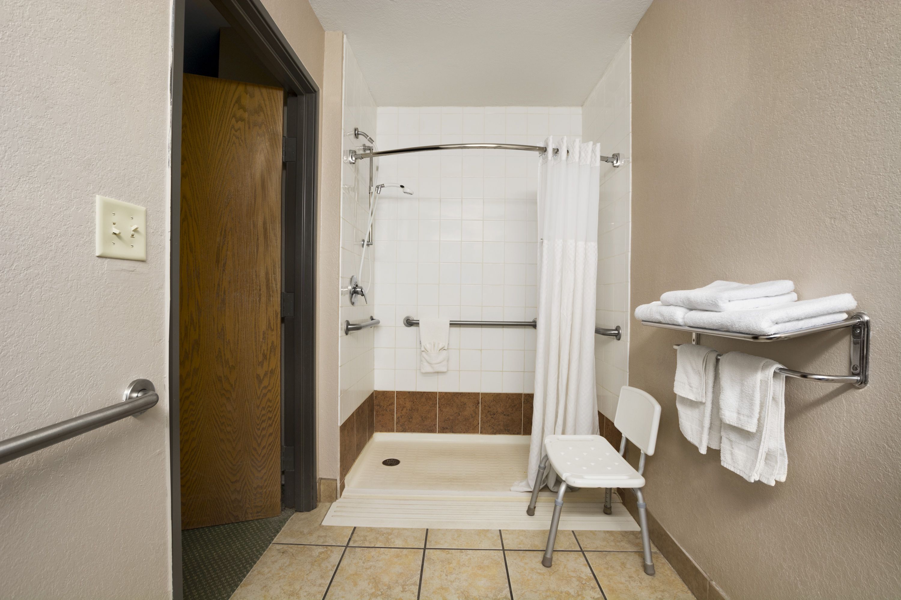 Guest room at the Super 8 by Wyndham Childress in Childress, Texas