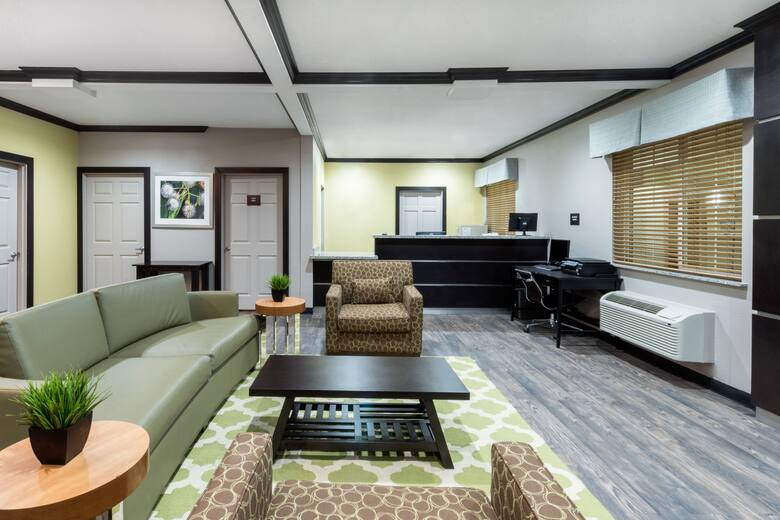 Super 8 Colorado City hotel lobby in Colorado City, Texas