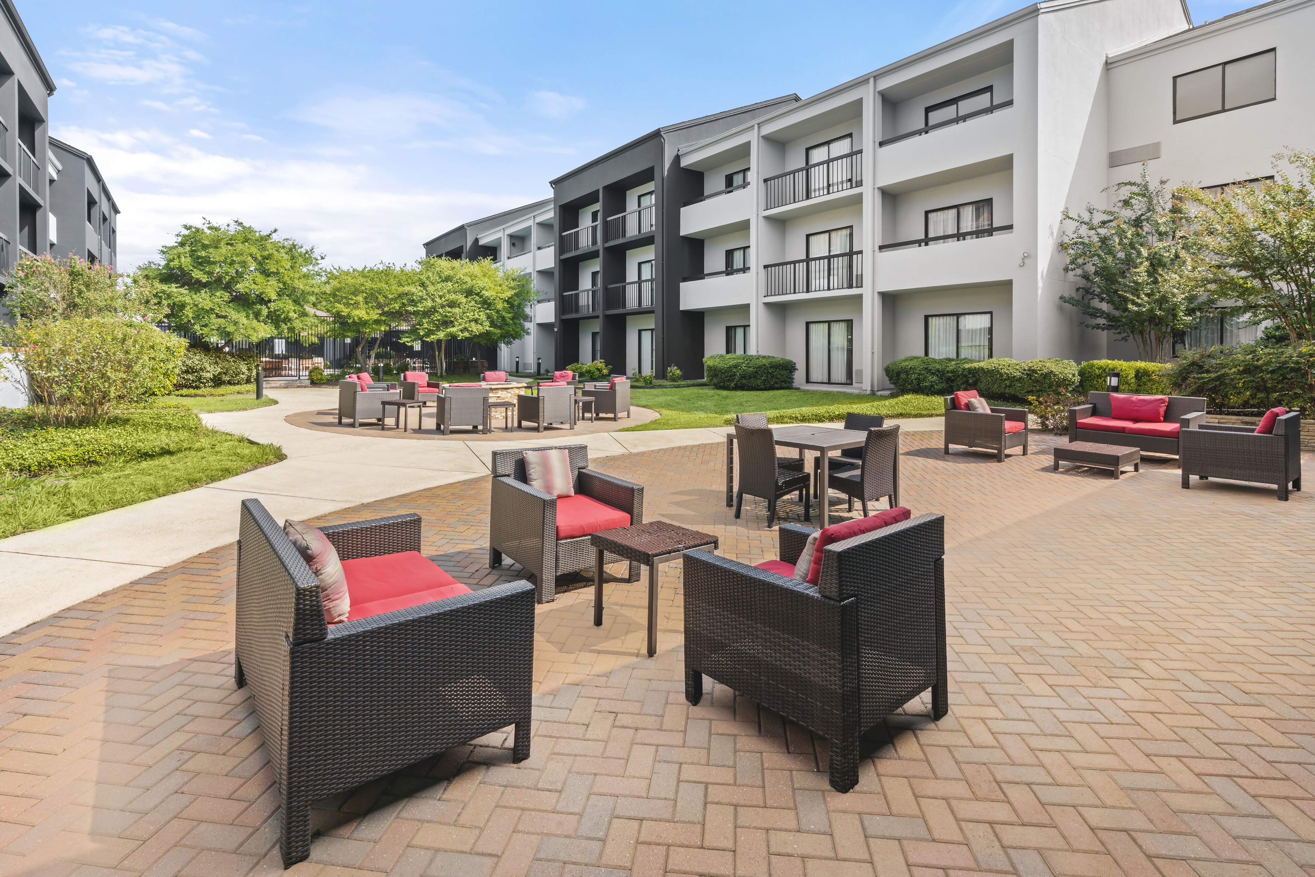 Courtyard at Super 8 by Wyndham Dallas Love Field Airport in Dallas, Texas