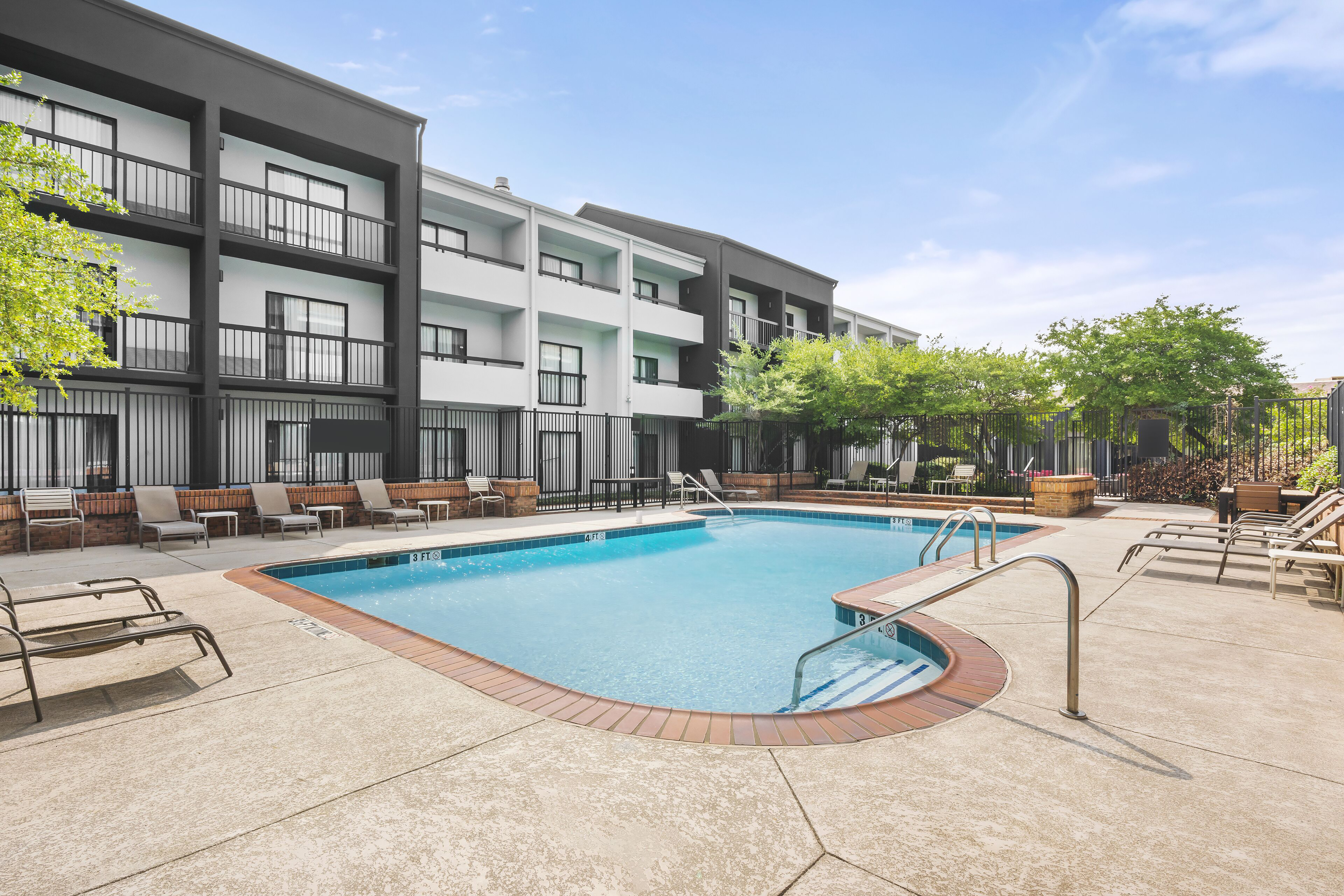 Pool at the Super 8 by Wyndham Dallas Love Field Airport in Dallas, Texas