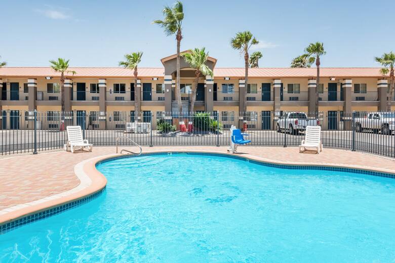 Pool at the Super 8 Donna in Donna, Texas