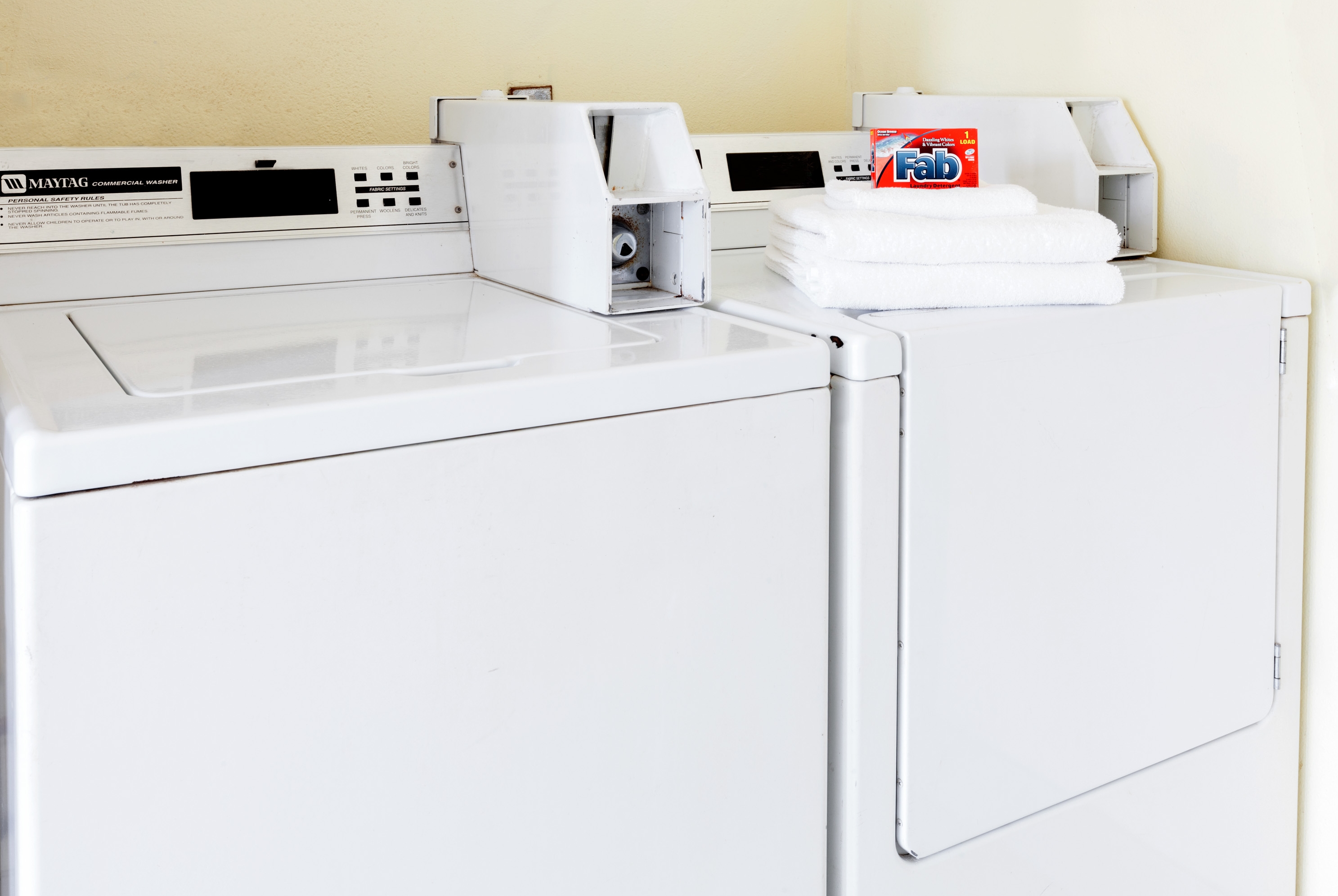 Laundry facilities at Super 8 by Wyndham Fairfield Tx in Fairfield, Texas