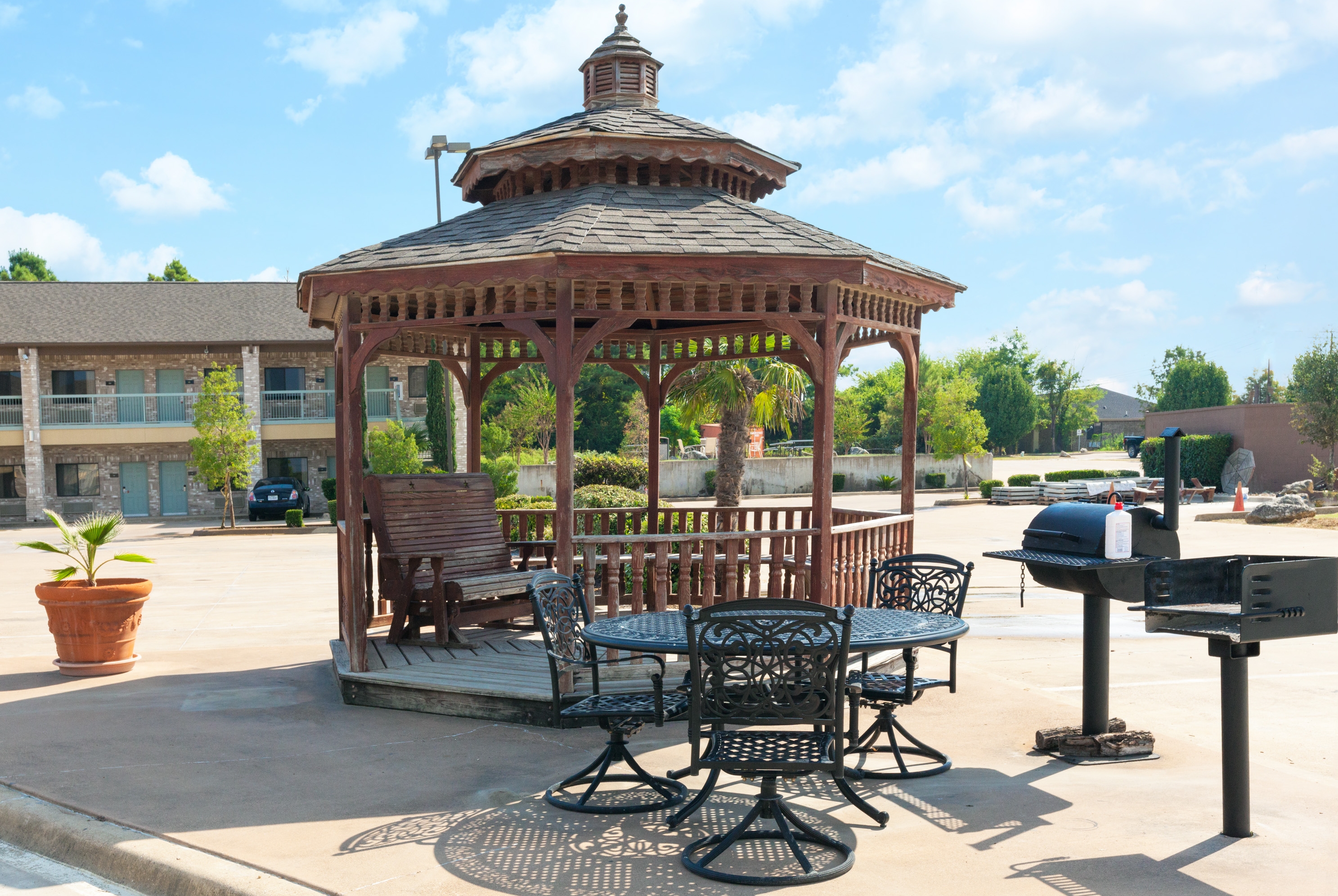BBQ grill at Super 8 by Wyndham Fairfield Tx in Fairfield, Texas