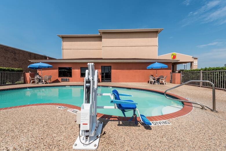 Pool at the Super 8 Fort Worth North in Fort Worth, Texas
