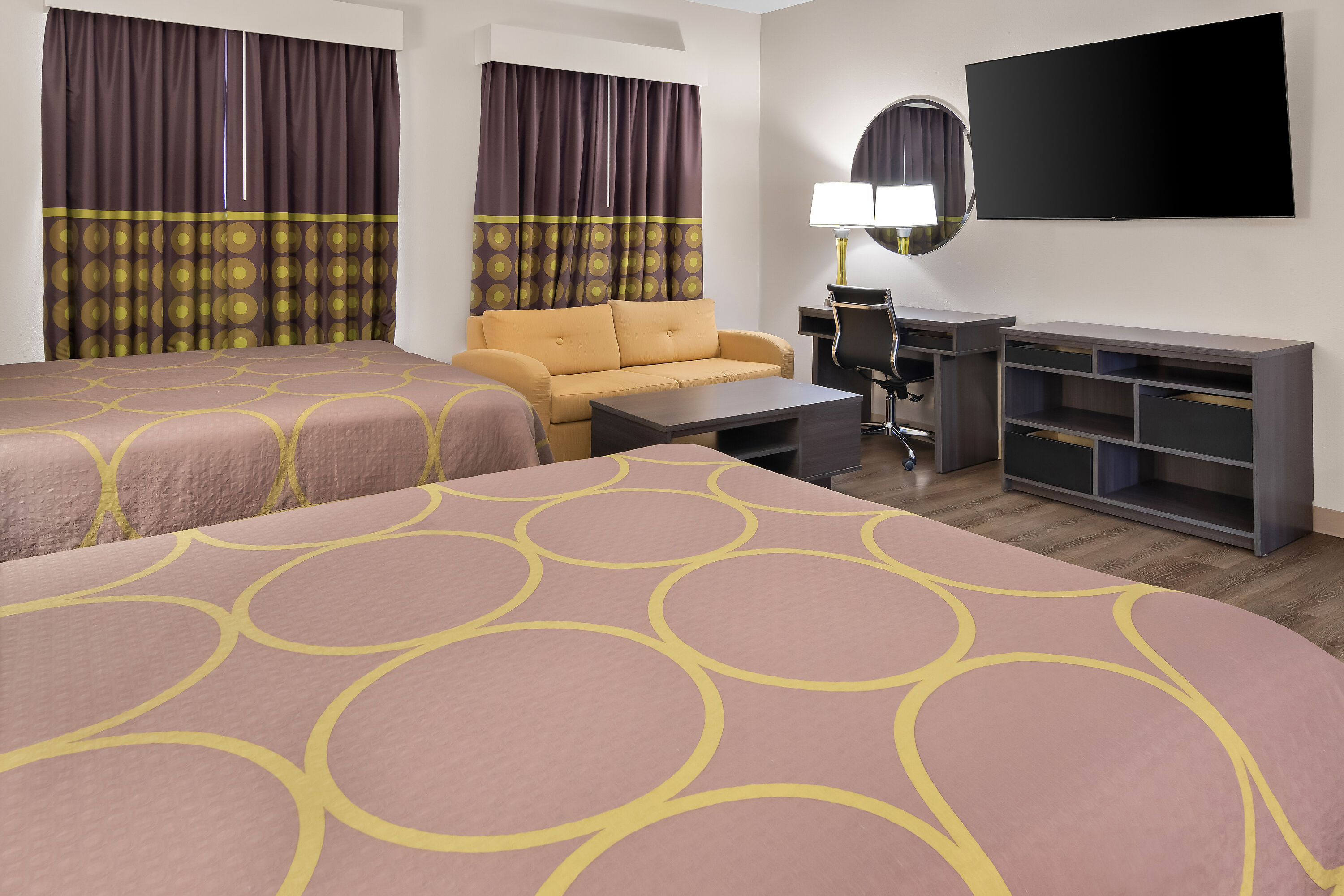 Super 8 by Wyndham Fort Worth Stockyards suite in Fort Worth, Texas