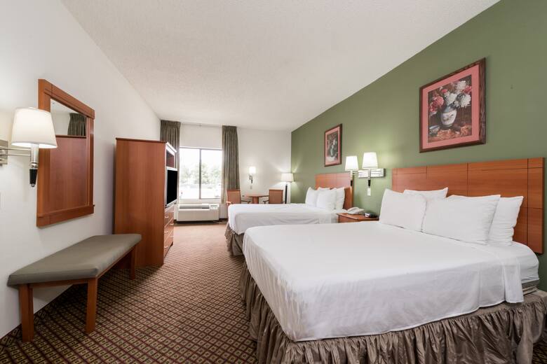 Guest room at the Super 8 Fort Worth South in Fort Worth, Texas