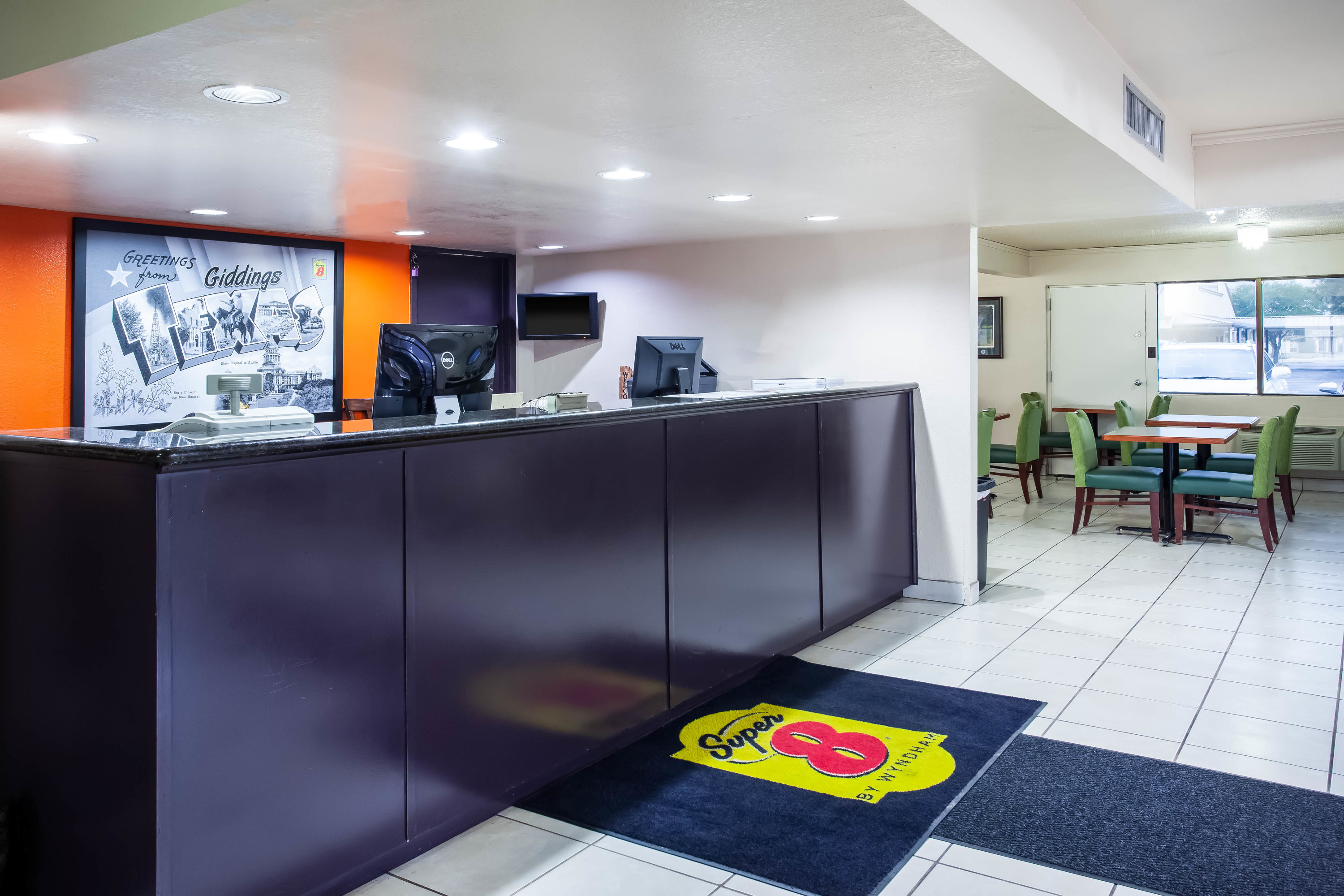 Super 8 by Wyndham Giddings reception in Giddings, Texas