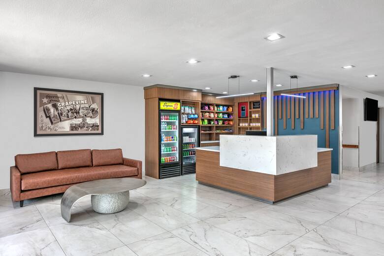 Super 8 Grapevine/DFW Airport Northwest hotel lobby in Grapevine, Texas