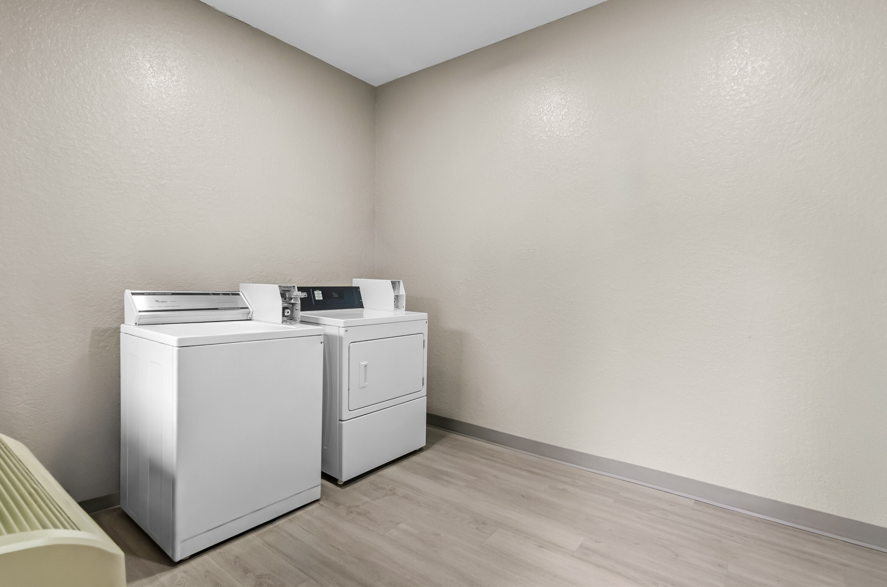 Laundry facilities at Super 8 by Wyndham Houston/Brookhollow NW in Houston, Texas