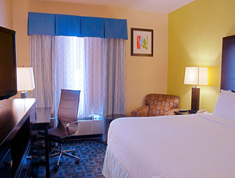 Guest room at the Super 8 by Wyndham Irving/DFW Apt/North in Irving, Texas
