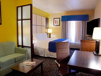 Guest room at the Super 8 by Wyndham Irving/DFW Apt/North in Irving, Texas