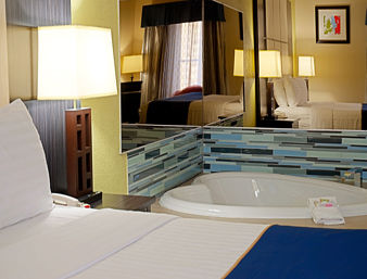 Guest room at the Super 8 by Wyndham Irving/DFW Apt/North in Irving, Texas