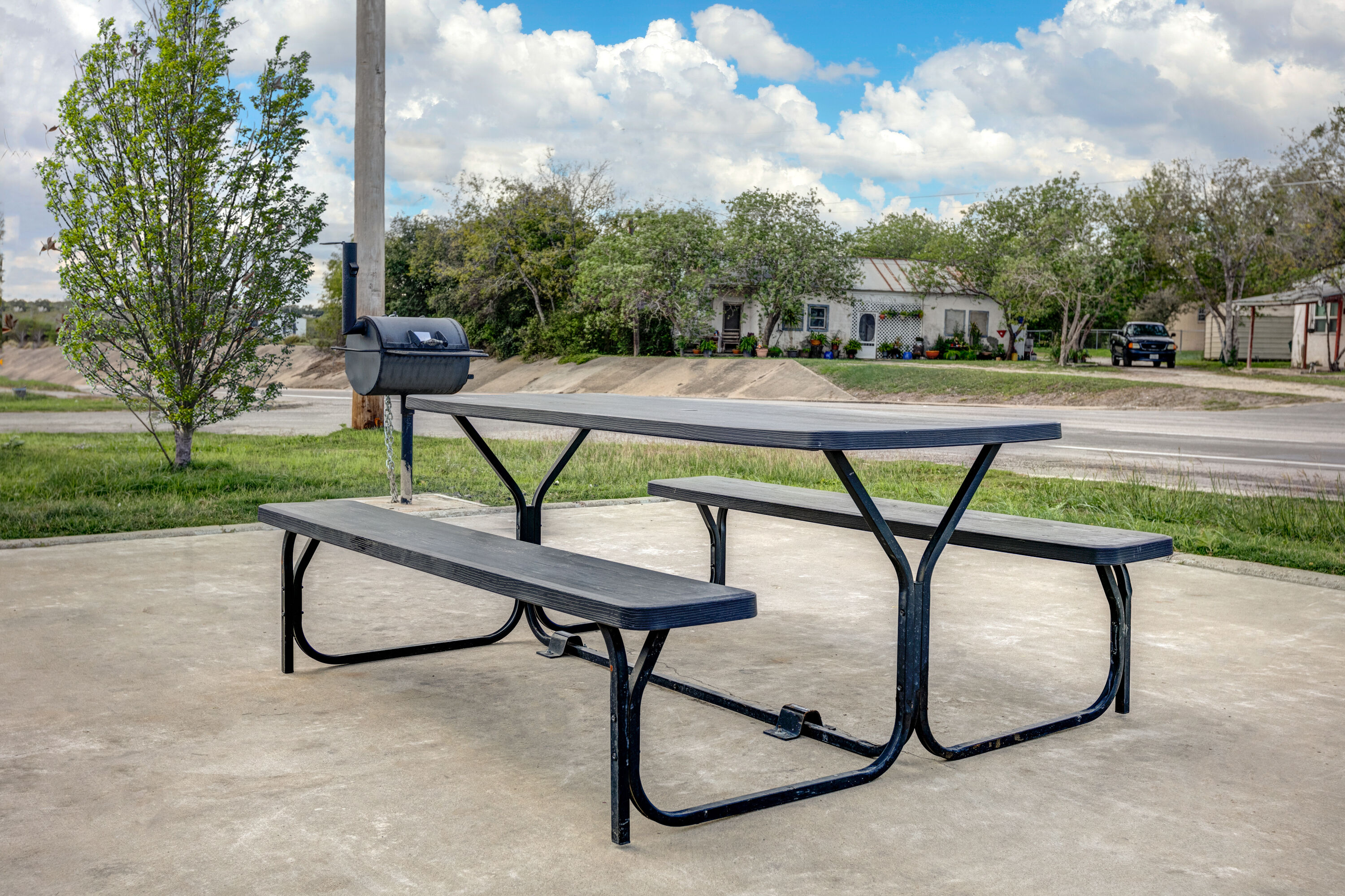 BBQ grill at Super 8 by Wyndham Karnes City in Karnes City, Texas