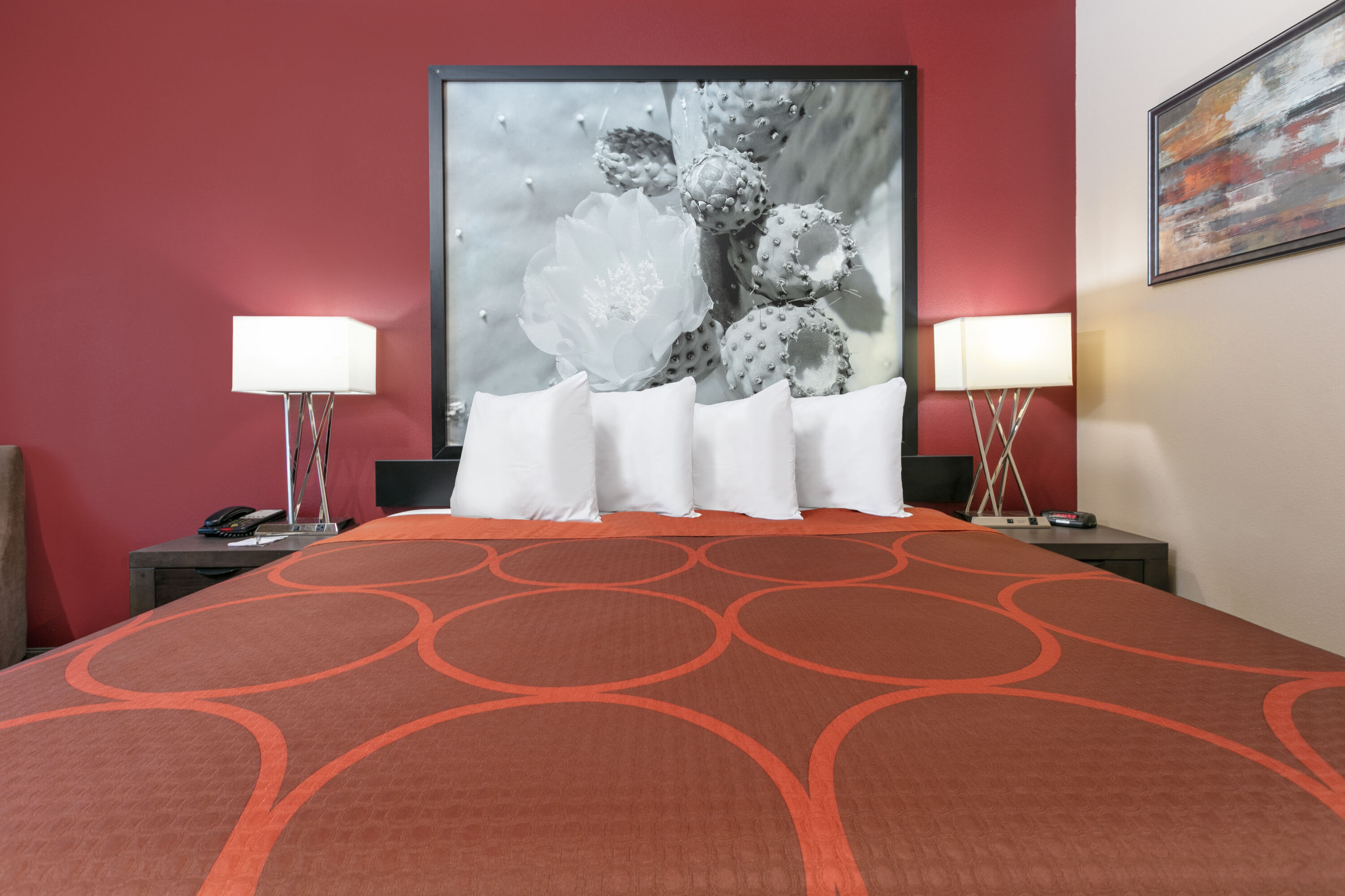 Guest room at the Super 8 by Wyndham Karnes City in Karnes City, Texas