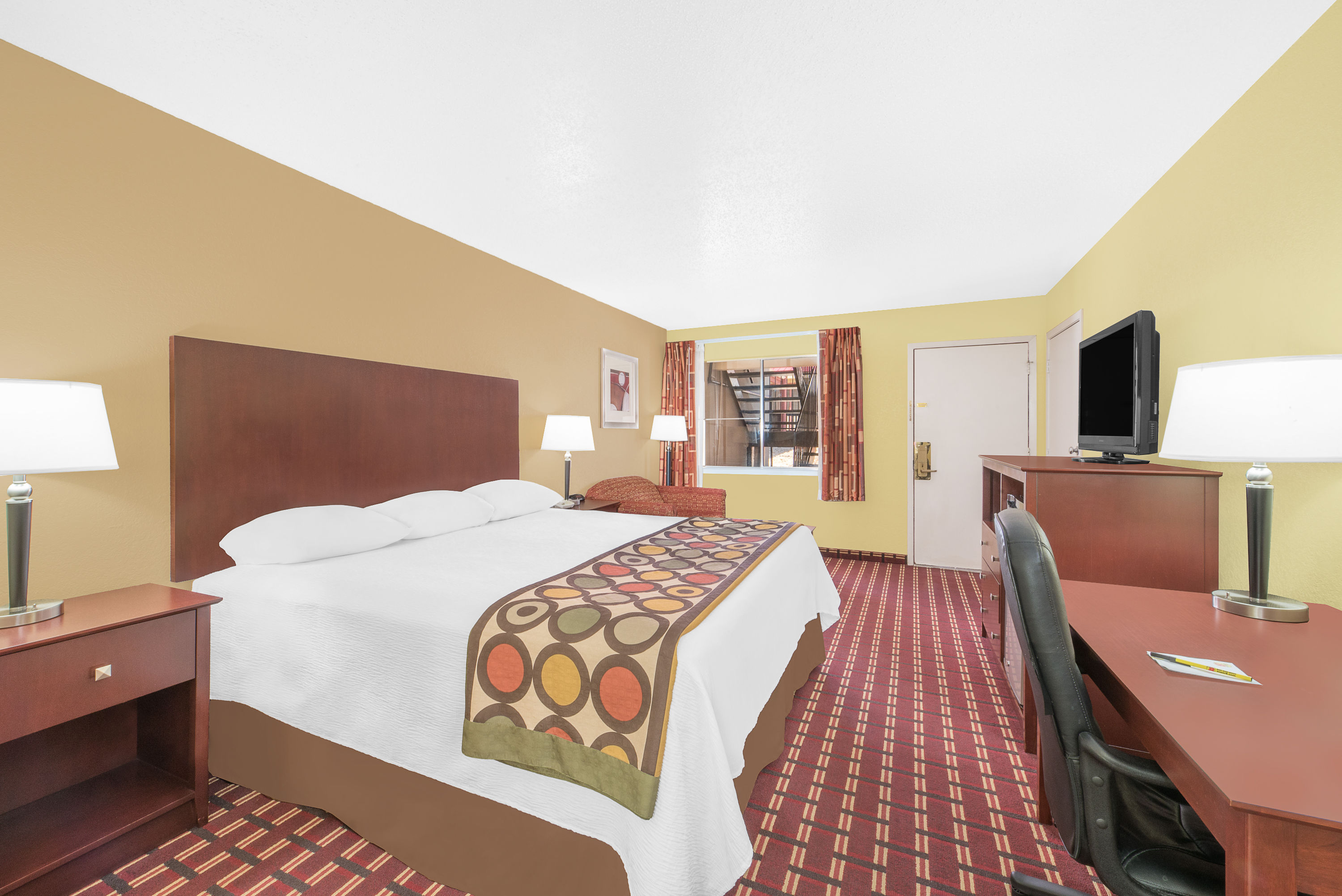 Guest room at the Super 8 by Wyndham Kerrville TX in Kerrville, Texas