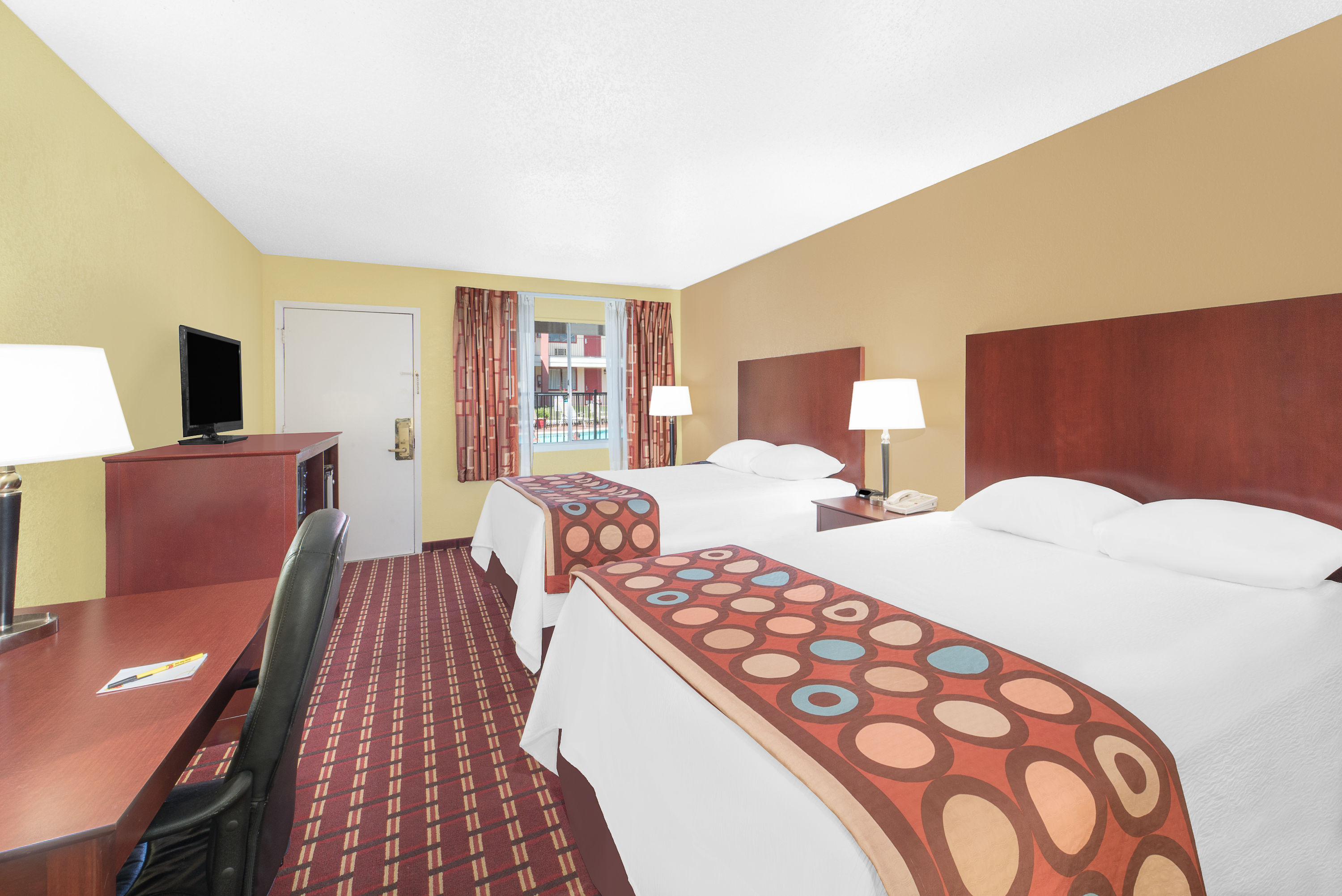 Guest room at the Super 8 by Wyndham Kerrville TX in Kerrville, Texas